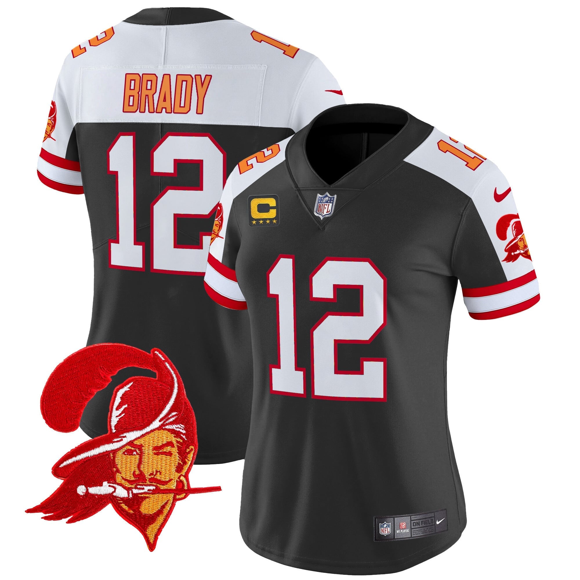Women's Tampa Bay Buccaneers Throwback Vapor Limited Jersey V2 - All Stitched