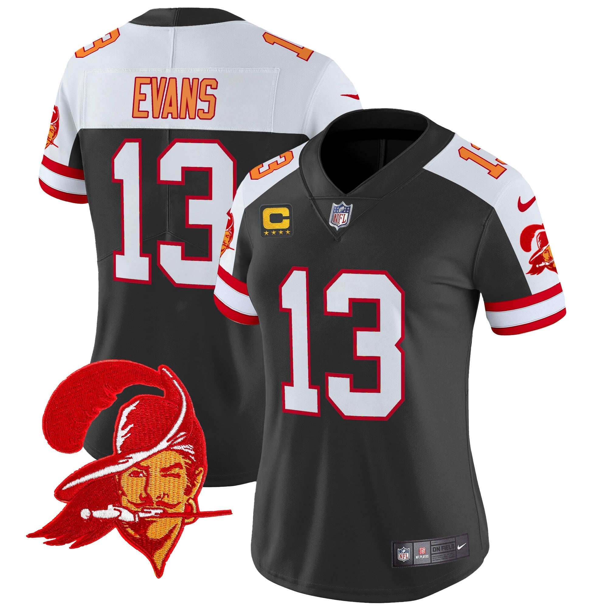 Women's Tampa Bay Buccaneers Throwback Vapor Limited Jersey V2 - All Stitched