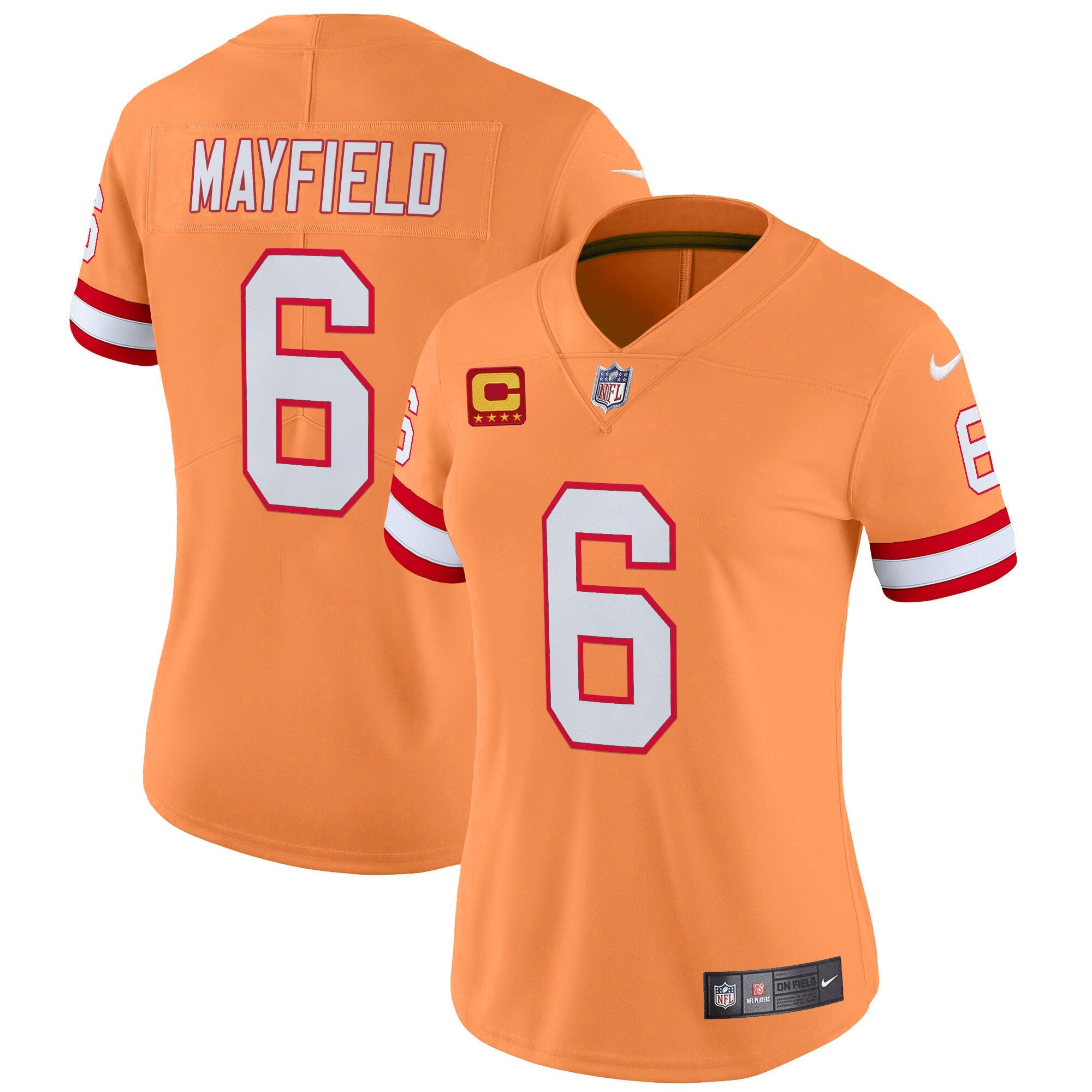 Women's Tampa Bay Buccaneers Throwback Vapor Limited Jersey V2 - All Stitched