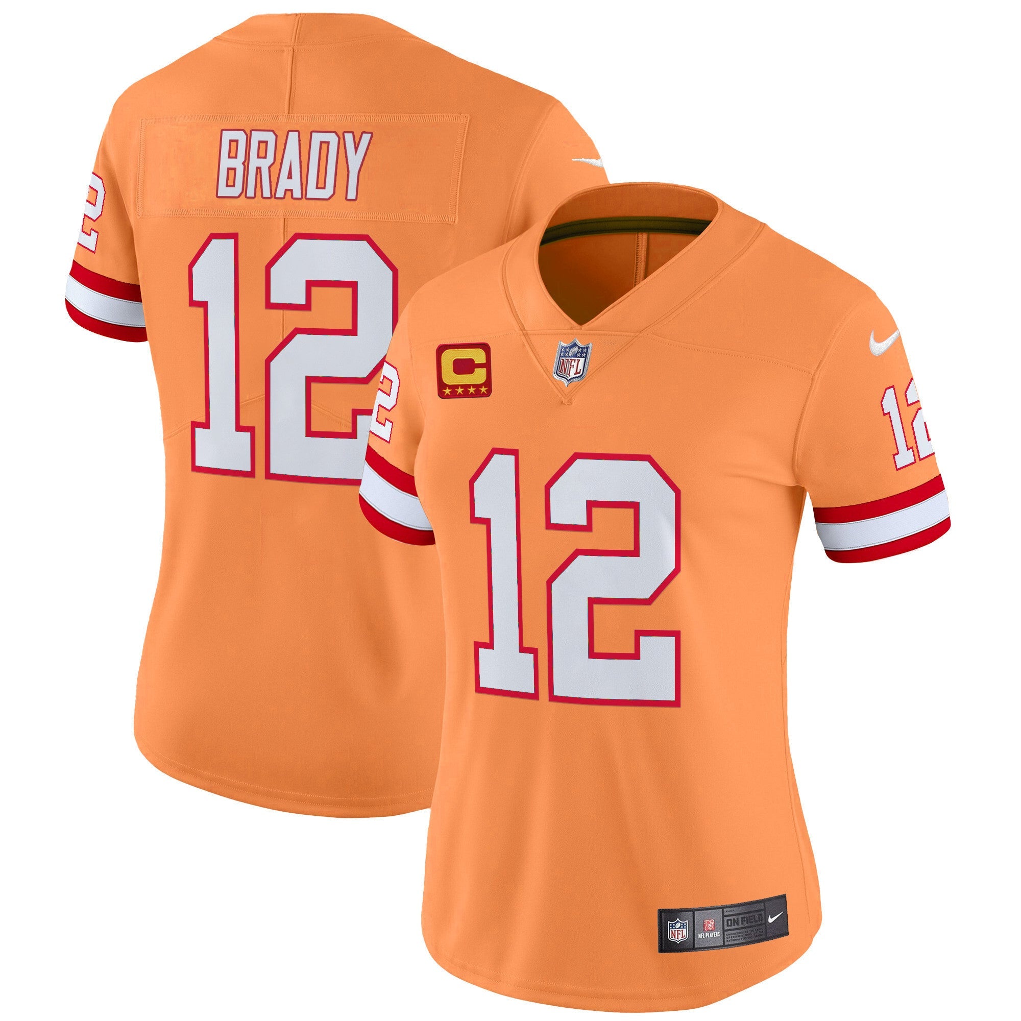Women's Tampa Bay Buccaneers Throwback Vapor Limited Jersey V2 - All Stitched