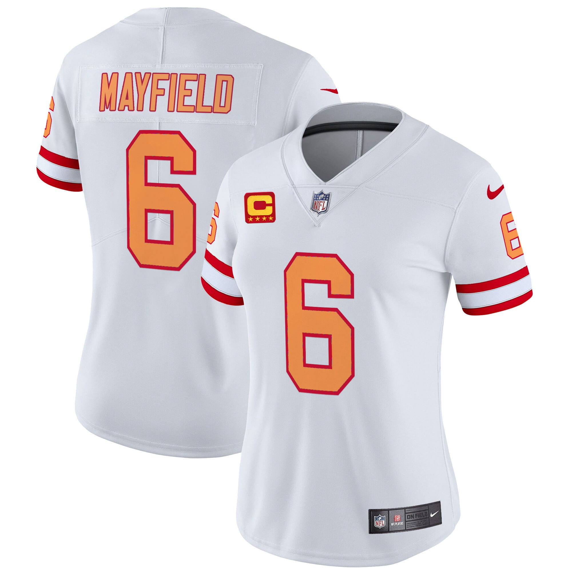 Women's Tampa Bay Buccaneers Throwback Vapor Limited Jersey V2 - All Stitched