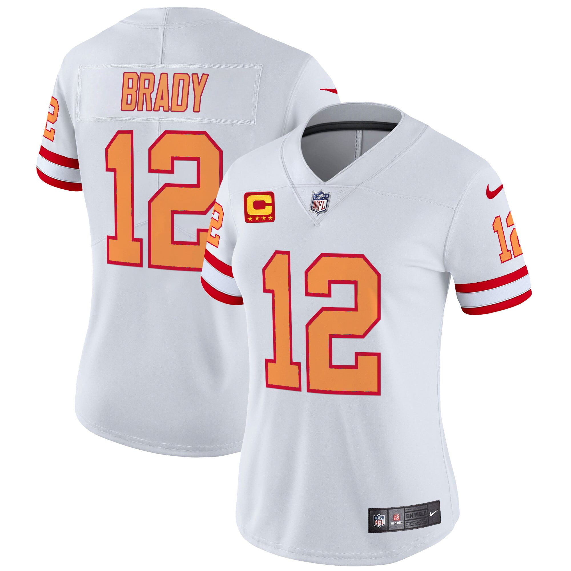 Women's Tampa Bay Buccaneers Throwback Vapor Limited Jersey V2 - All Stitched