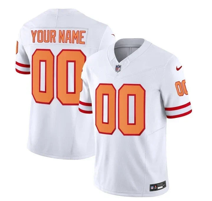 Tampa Bay Buccaneers Throwback Limited Custom Jersey - All Stitched