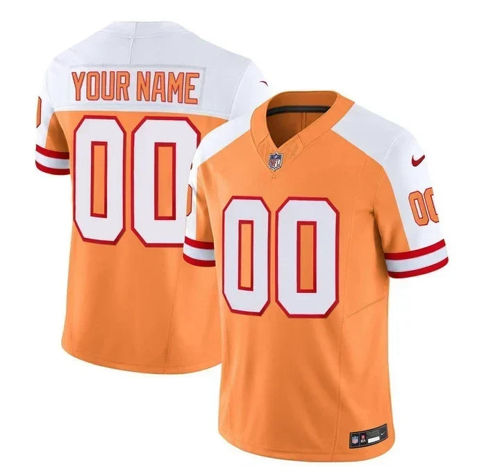 Tampa Bay Buccaneers Throwback Limited Custom Jersey - All Stitched