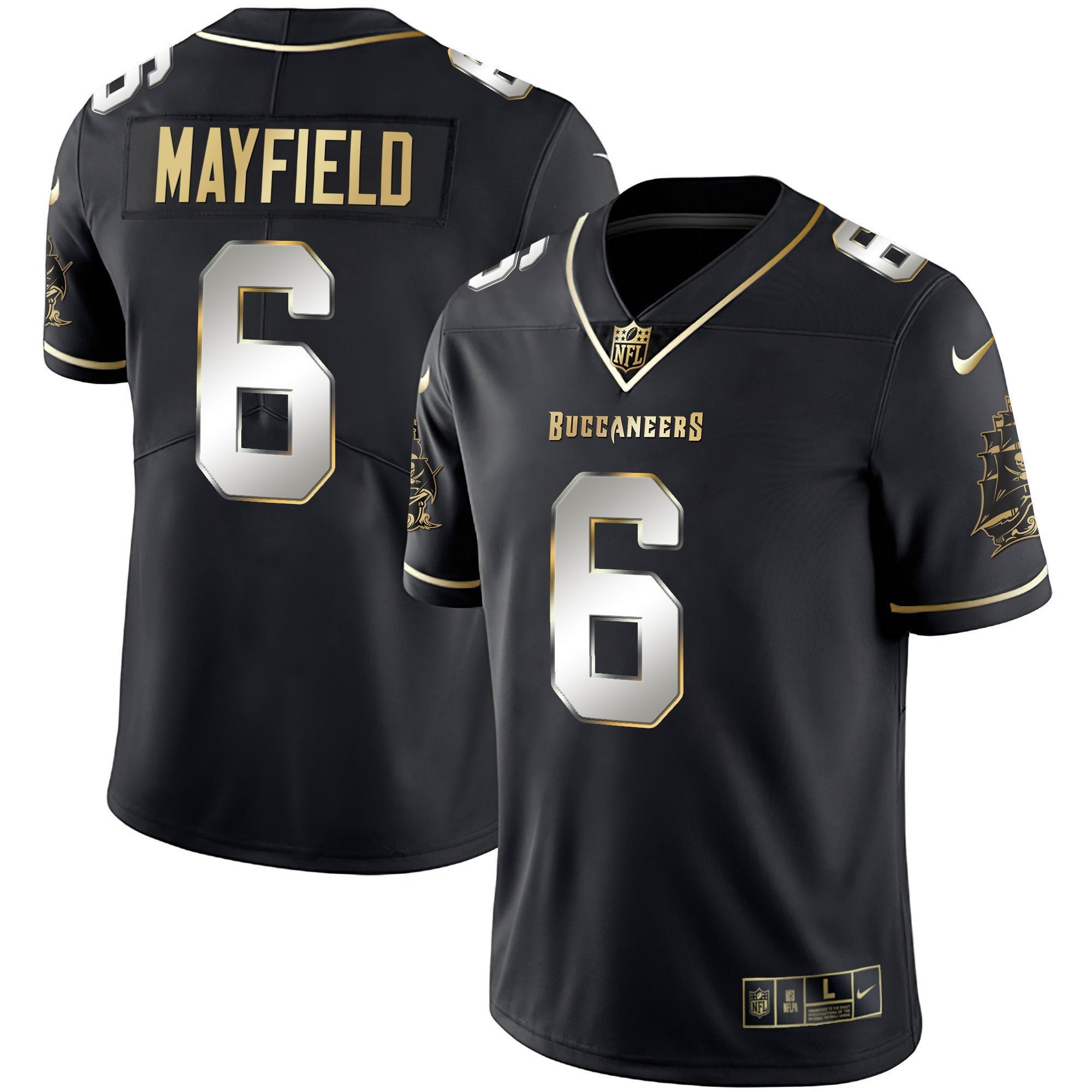 Men's Buccaneers Gold Vapor Jersey - All Stitched