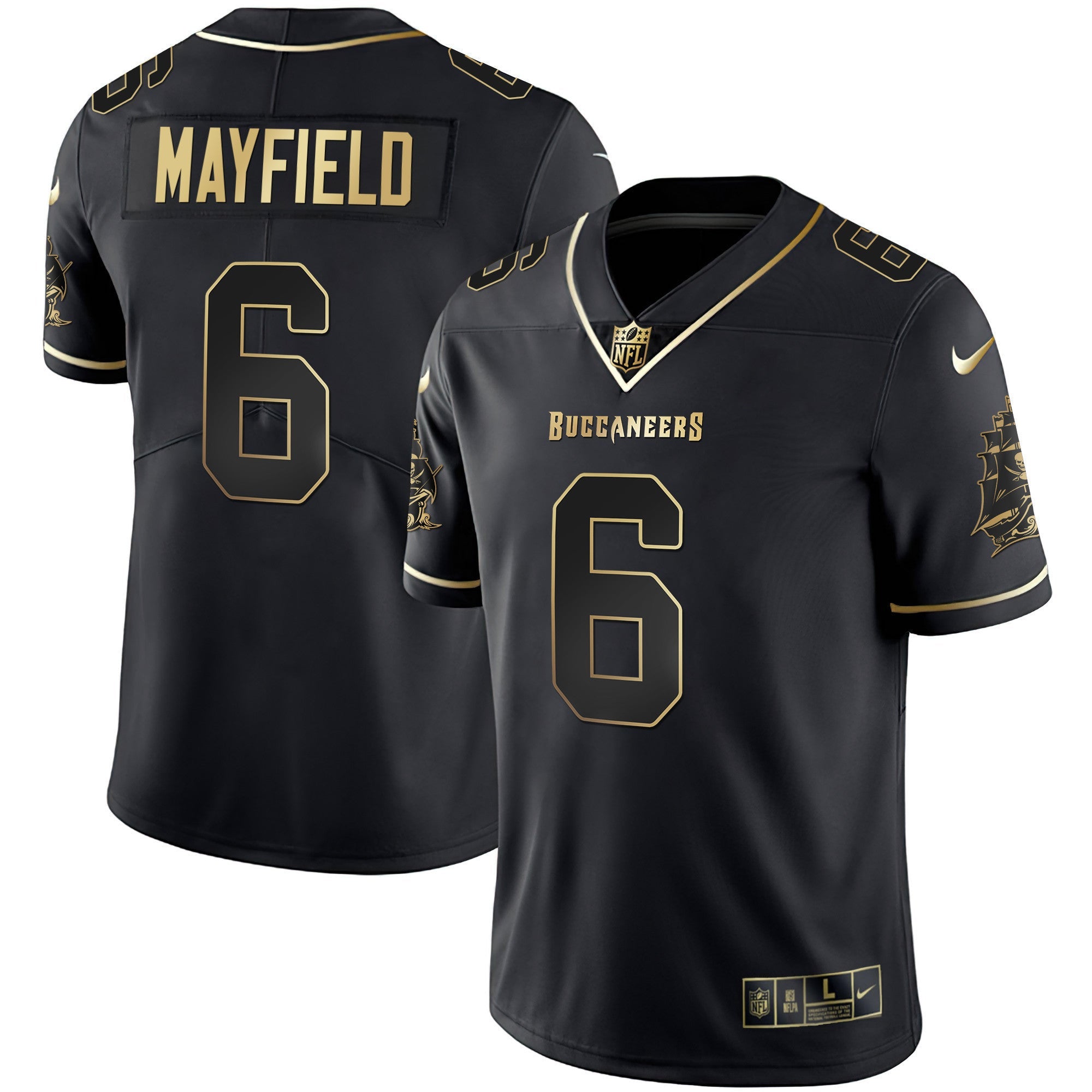 Men's Buccaneers Gold Vapor Jersey - All Stitched