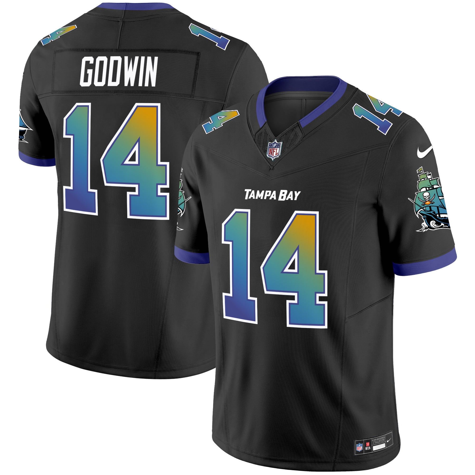 Men's Buccaneers Tampa City Vapor Limited Jersey - All Stitched
