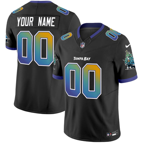 Custom Name/Gender Buccaneers Tampa City Vapor Limited Jersey - All Stitched