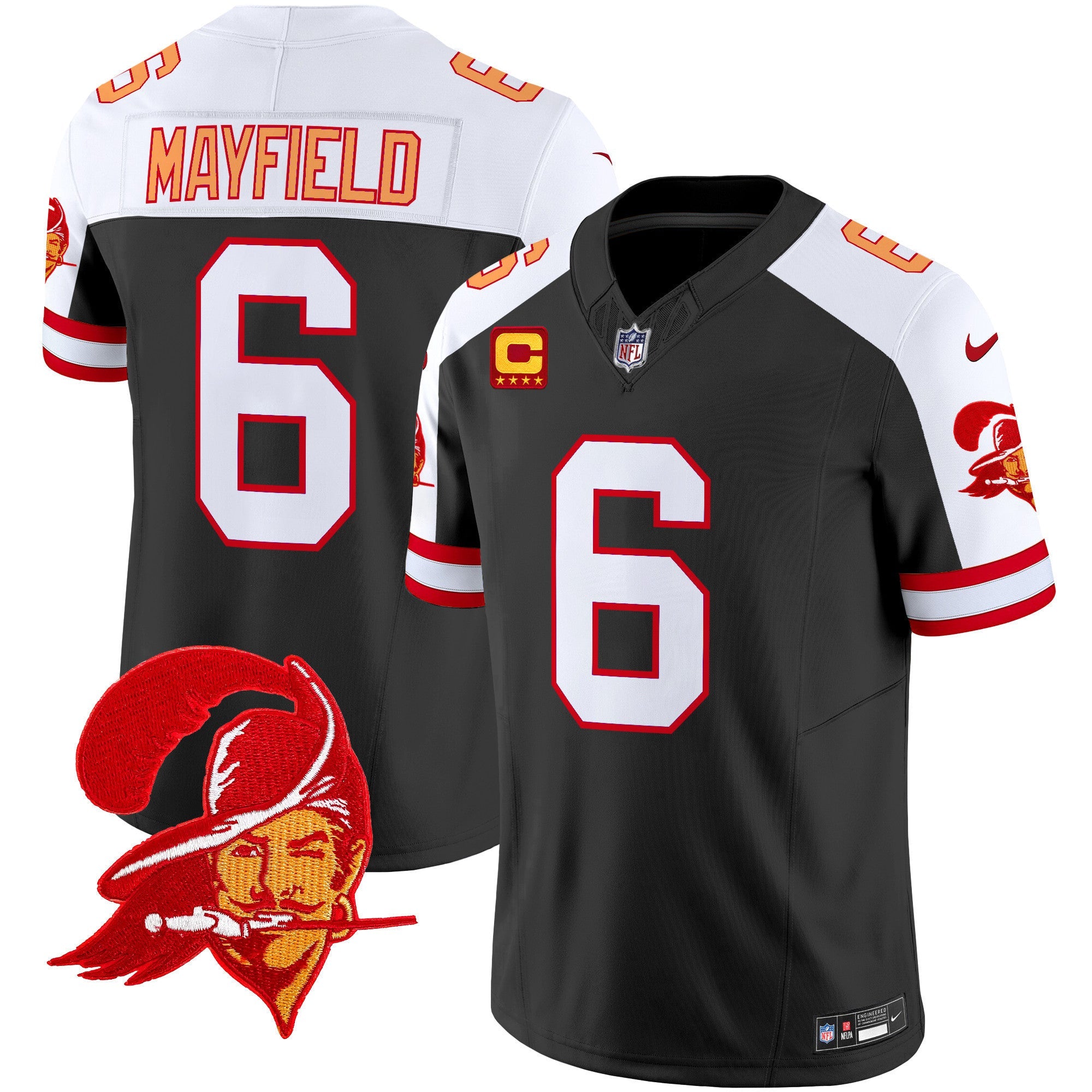 Men's Tampa Bay Buccaneers Throwback Vapor Limited Jersey V2 - All Stitched