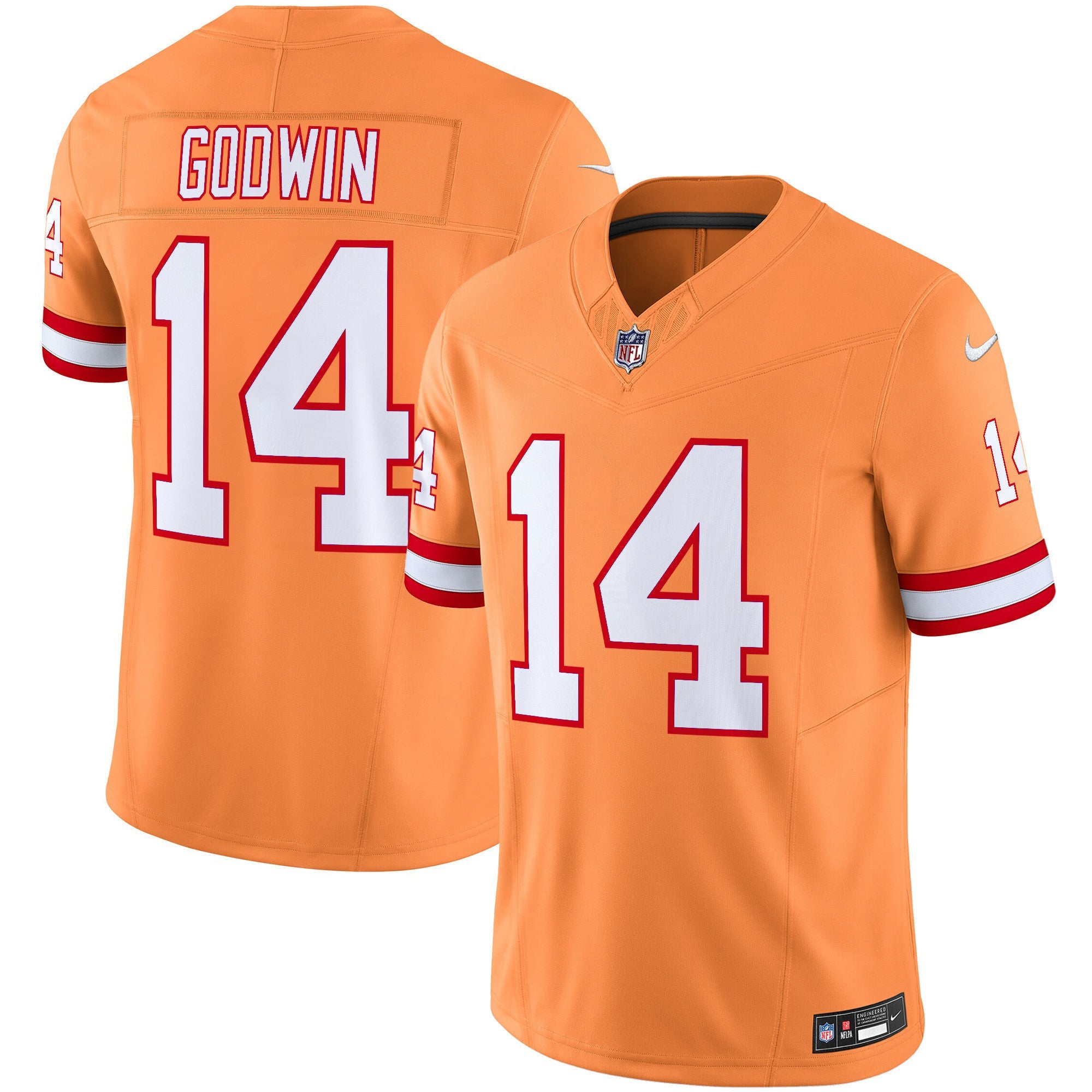 Men's Tampa Bay Buccaneers Throwback Vapor Limited Jersey V2 - All Stitched