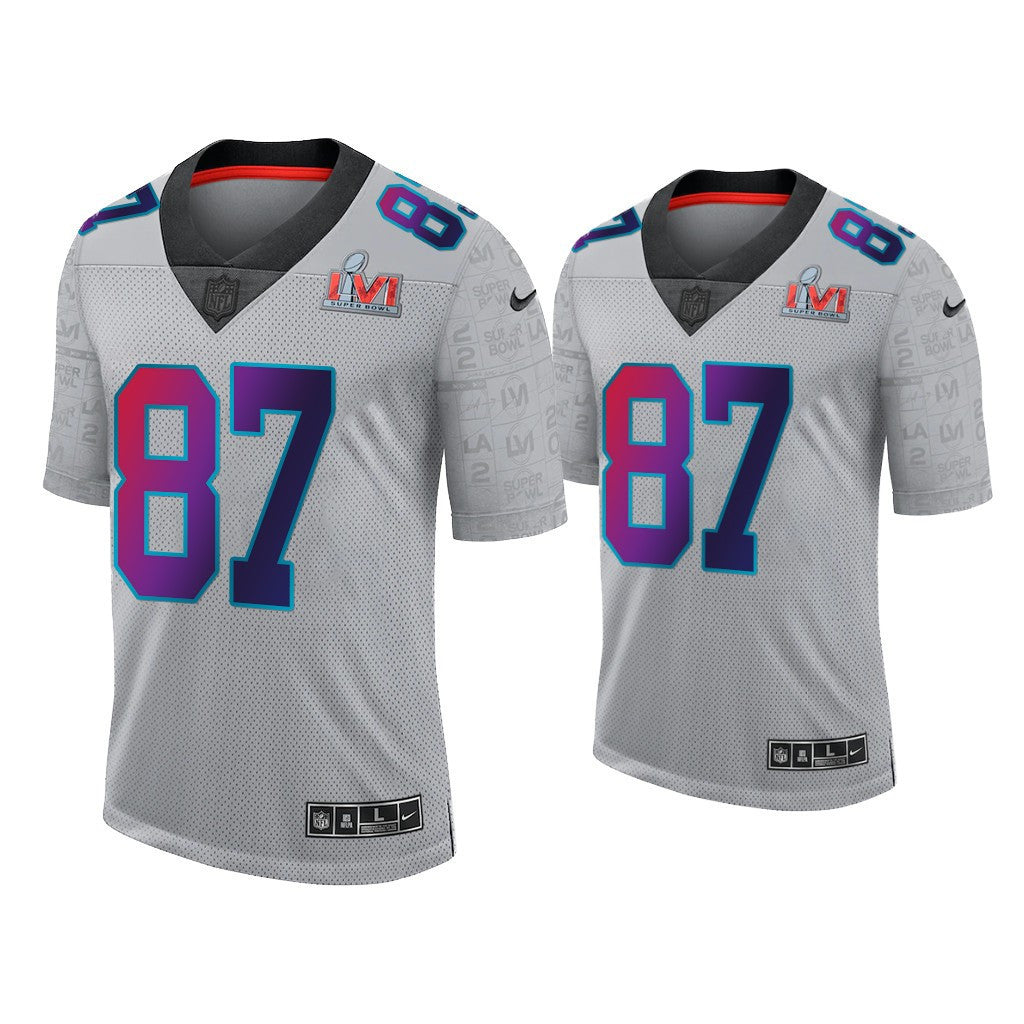 Tampa Bay Buccaneers Gray Super Bowl LVI Limited Jersey - All Stitched