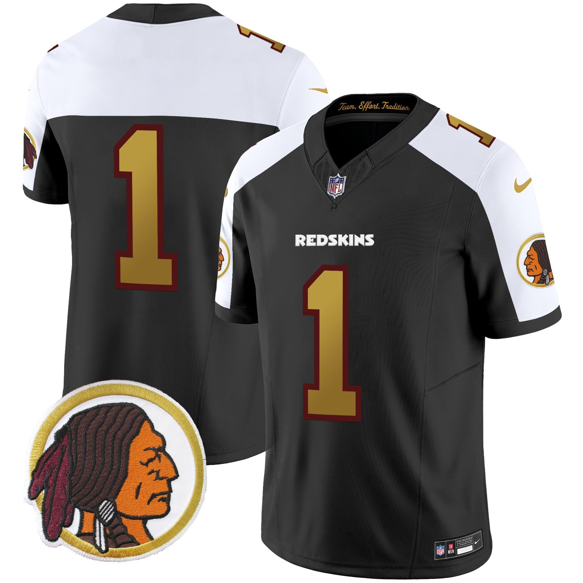 Men's Washington Redskins Throwback Vapor Limited Jersey - All Stitched