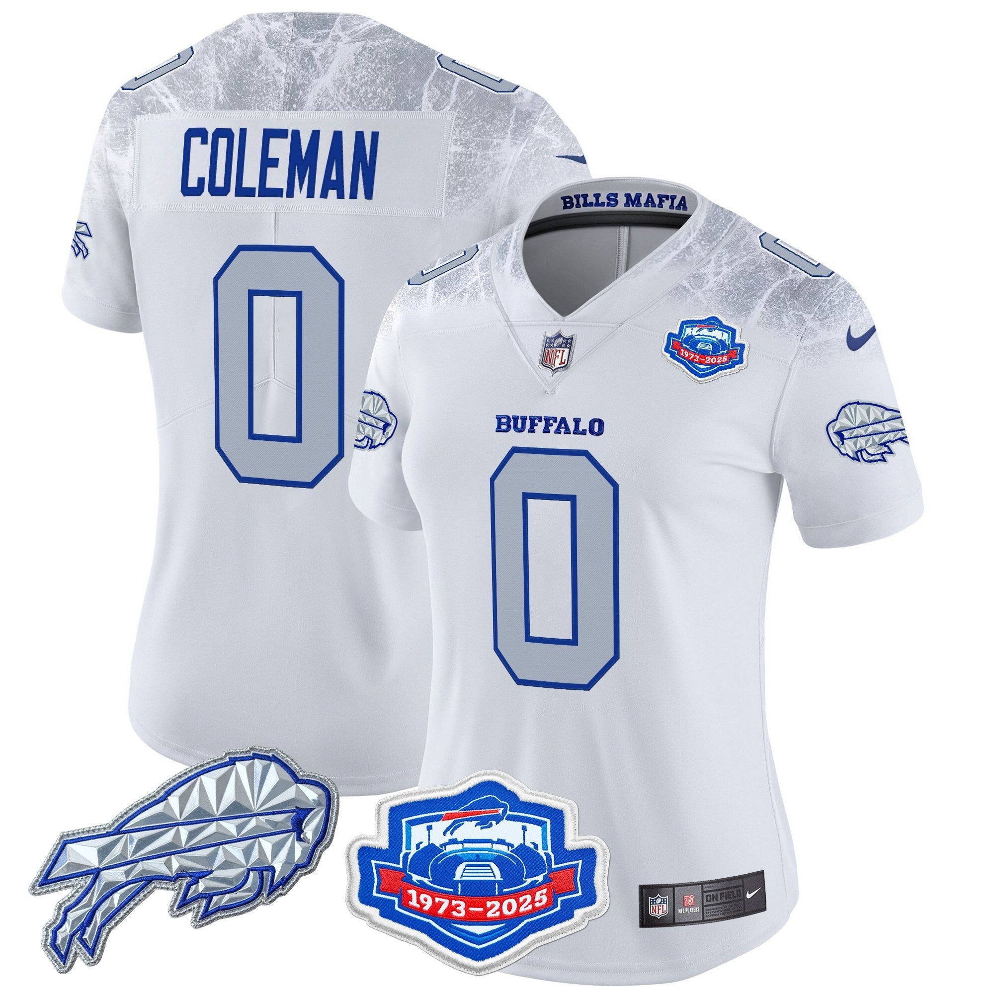Women's Buffalo Bills 2025 "Rivalries" Vapor Limited Jersey - Farewell Season Patch - All Stitched