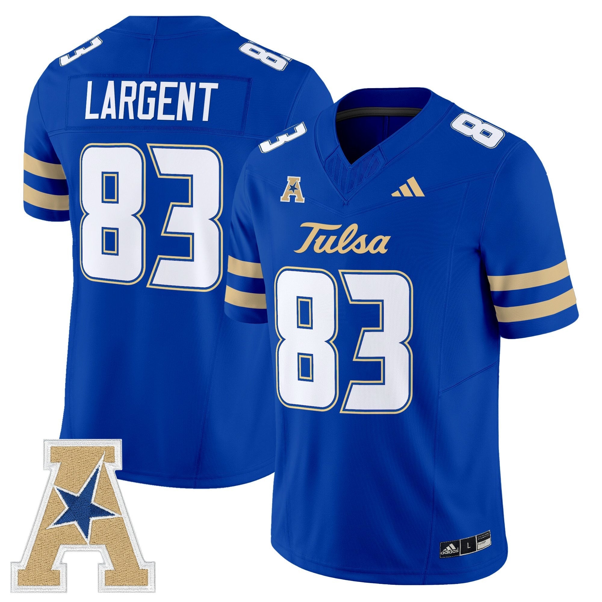 Men's Tulsa Golden Hurricane 2025 Vapor Limited Jersey - All Stitched