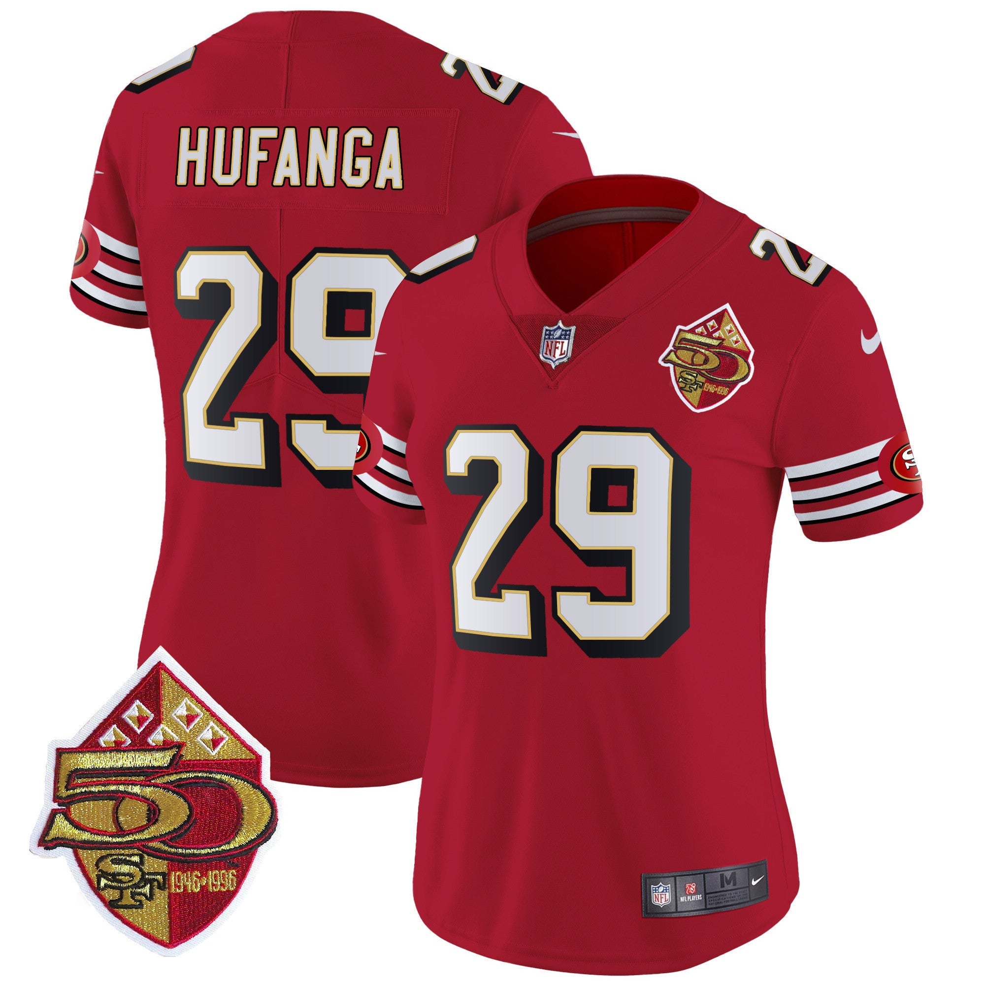 Women's 49ers 1996 Throwback Vapor Limited Jersey - All Stitched