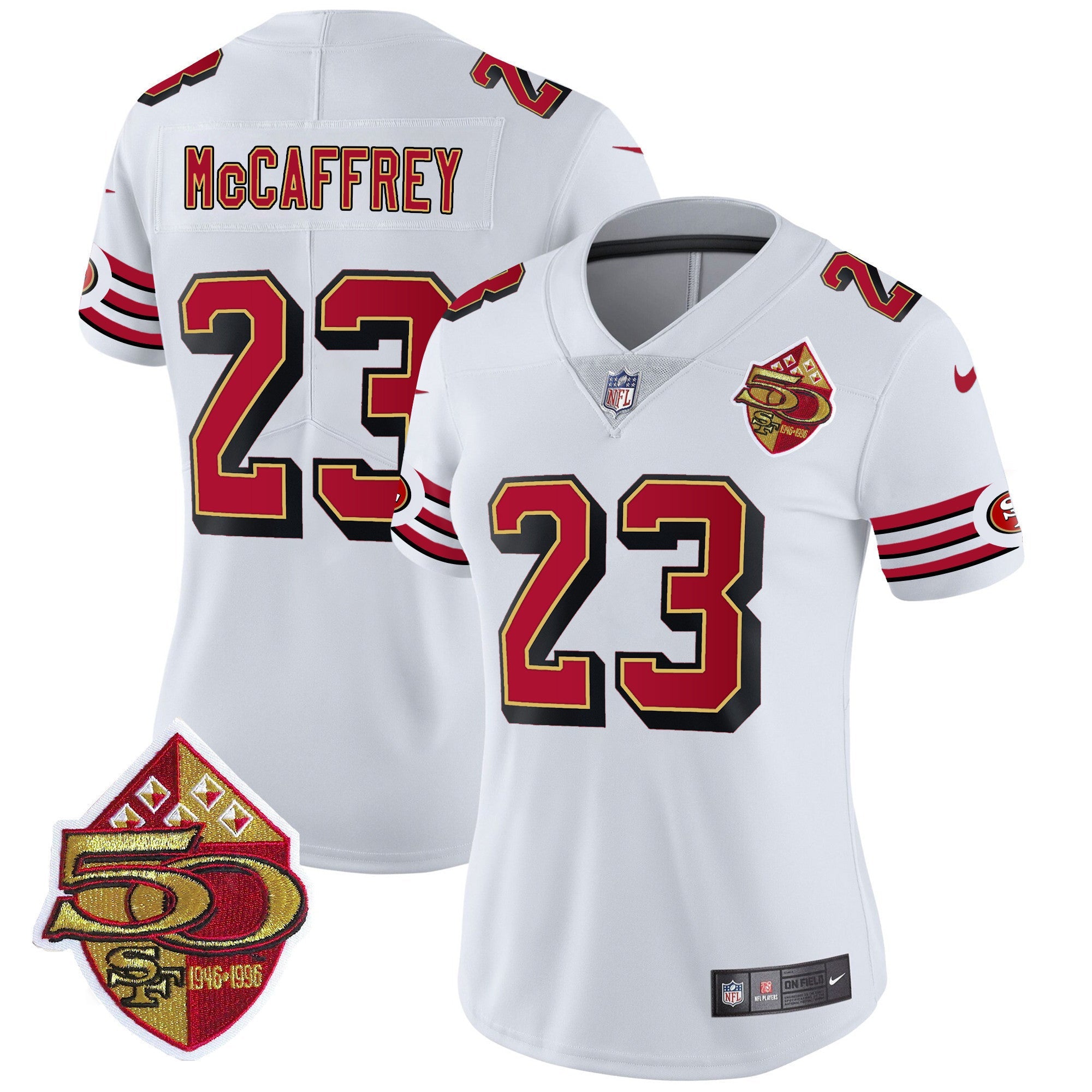 Women's 49ers 1996 Throwback Vapor Limited Jersey - All Stitched