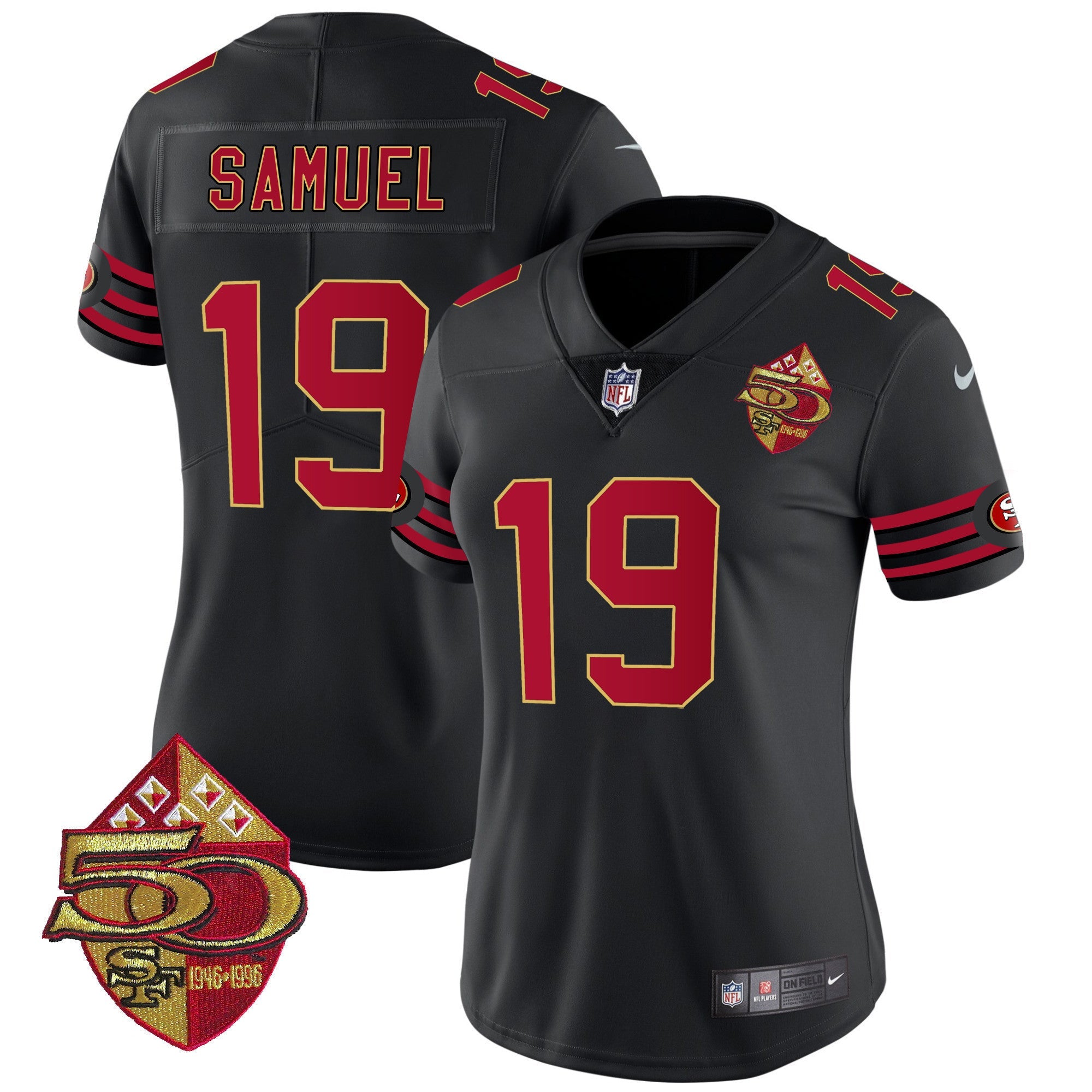 Women's 49ers 1996 Throwback Vapor Limited Jersey - All Stitched