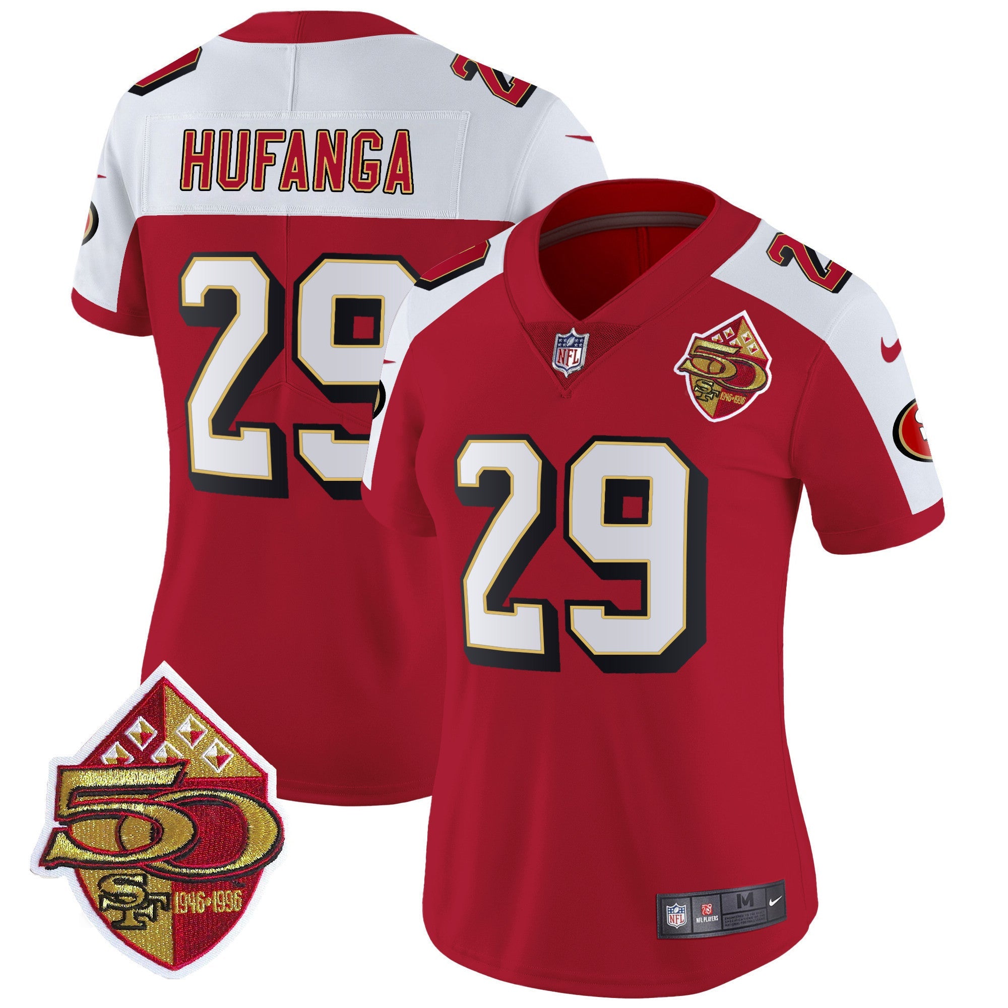 Women's 49ers 1996 Throwback Vapor Limited Jersey - All Stitched