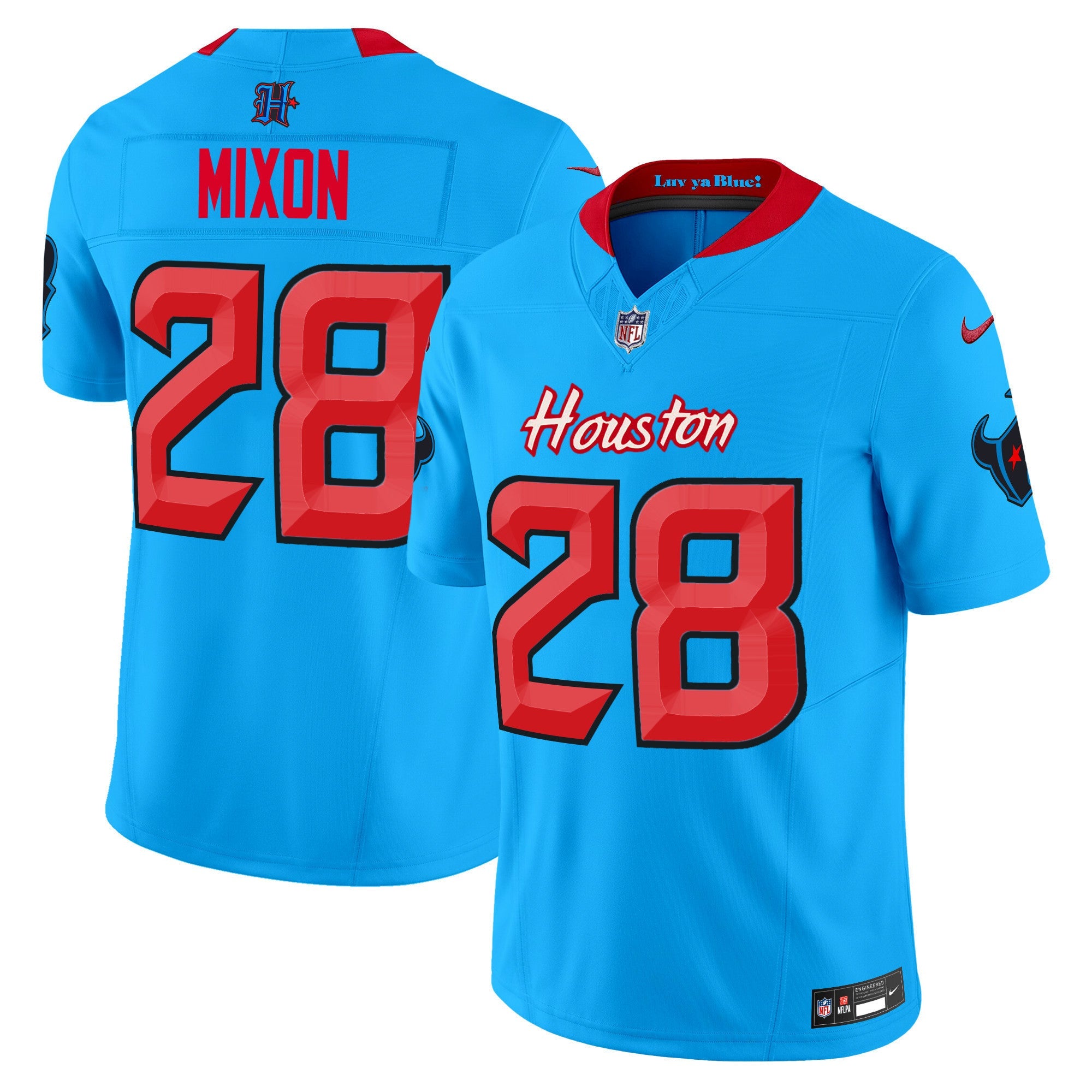 Men's Houston Texans 2024 Vapor Limited Jersey V4 - All Stitched