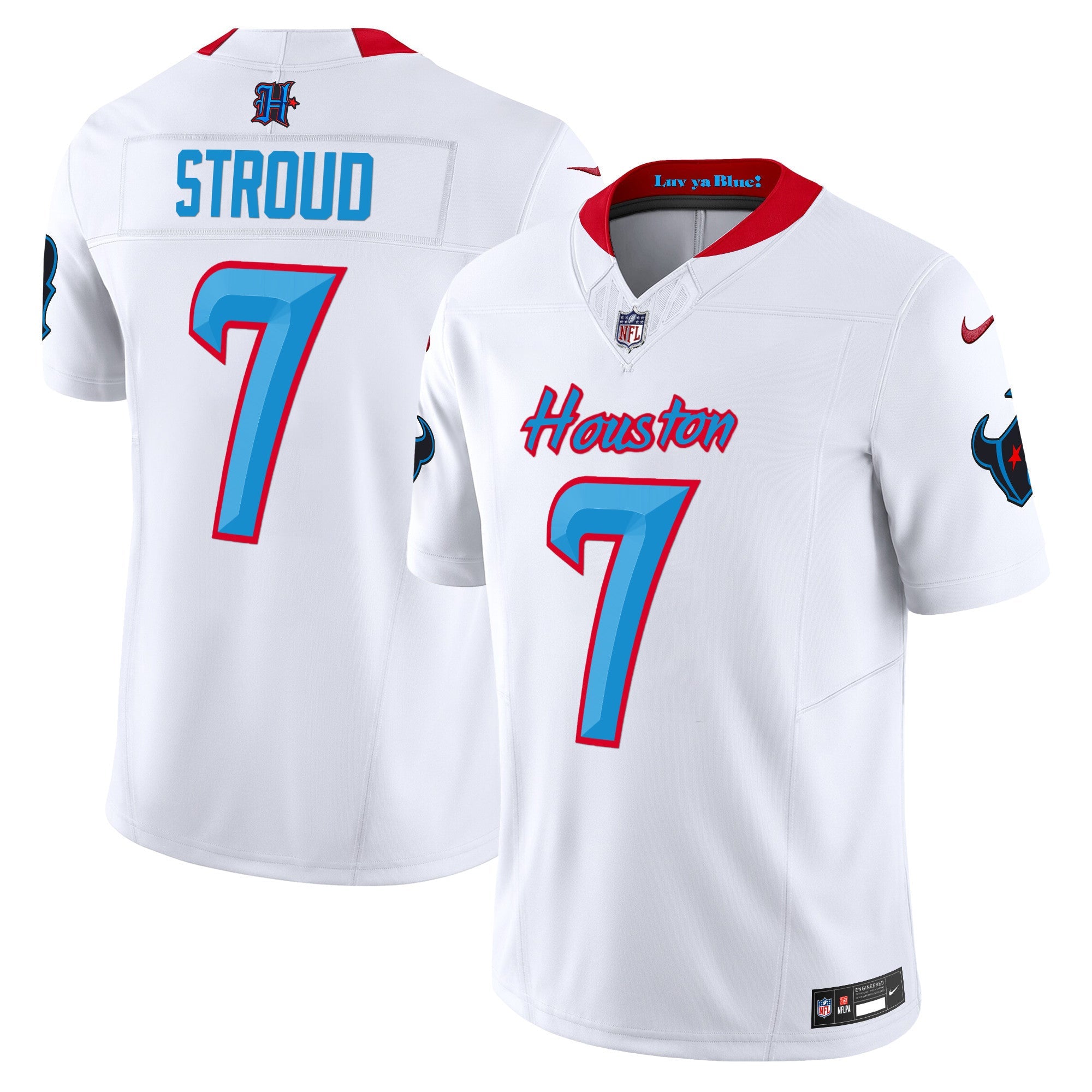 Men's Houston Texans 2024 Vapor Limited Jersey V4 - All Stitched