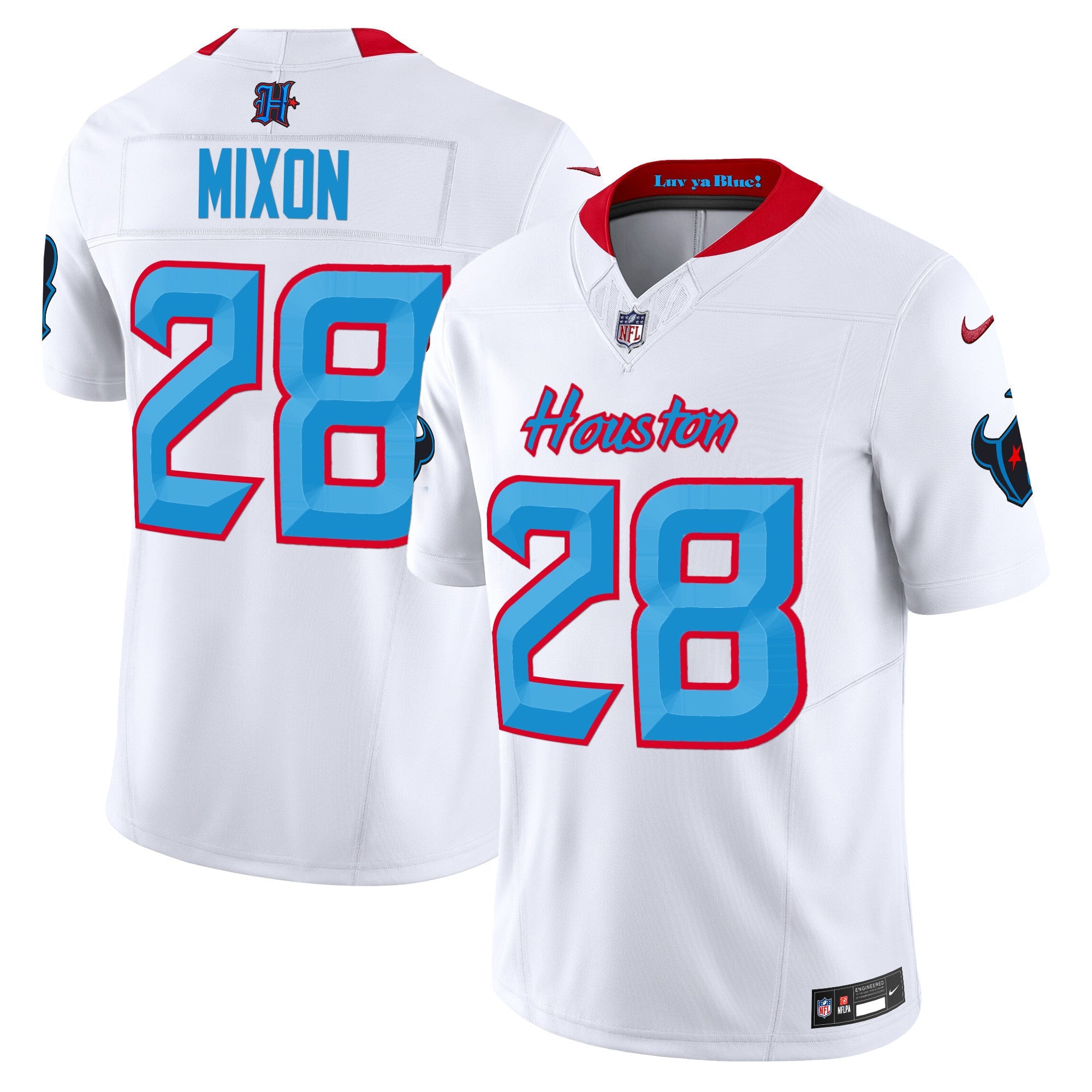 Men's Houston Texans 2024 Vapor Limited Jersey V4 - All Stitched