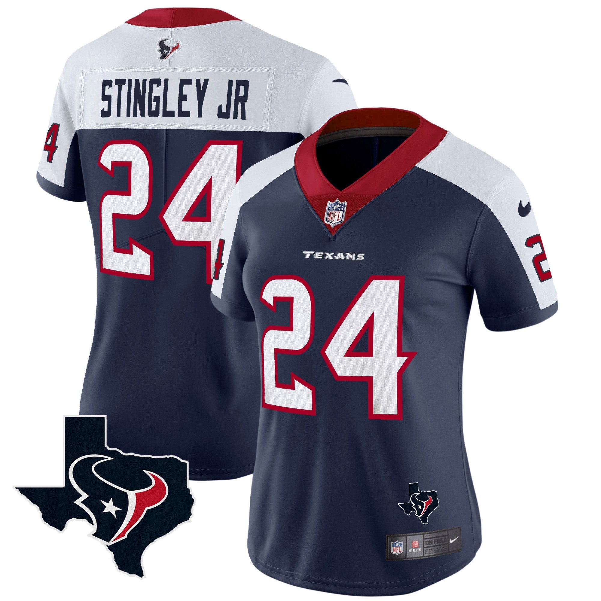 Women's Houston Texans Vapor Limited Jersey - All Stitched