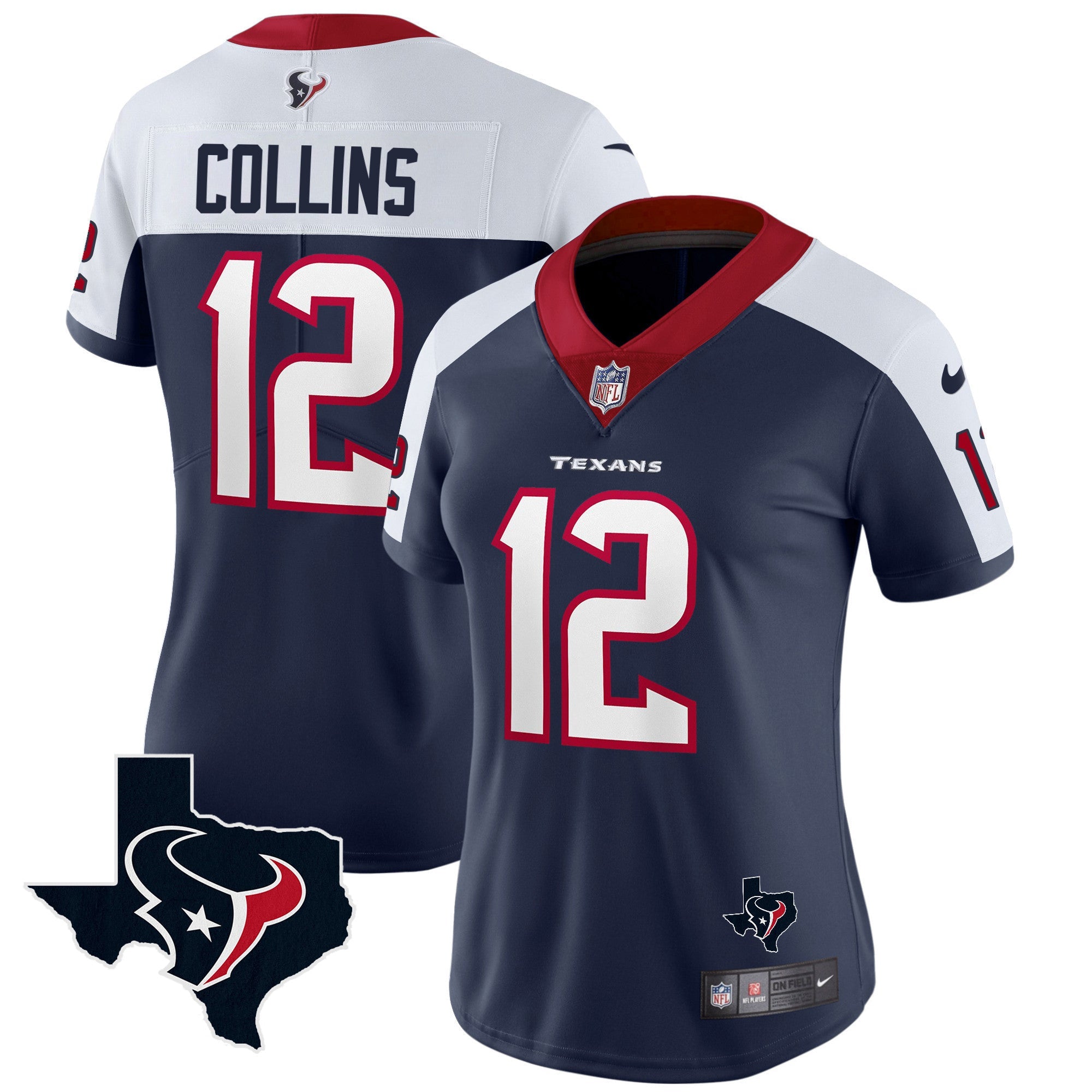 Women's Houston Texans Vapor Limited Jersey - All Stitched