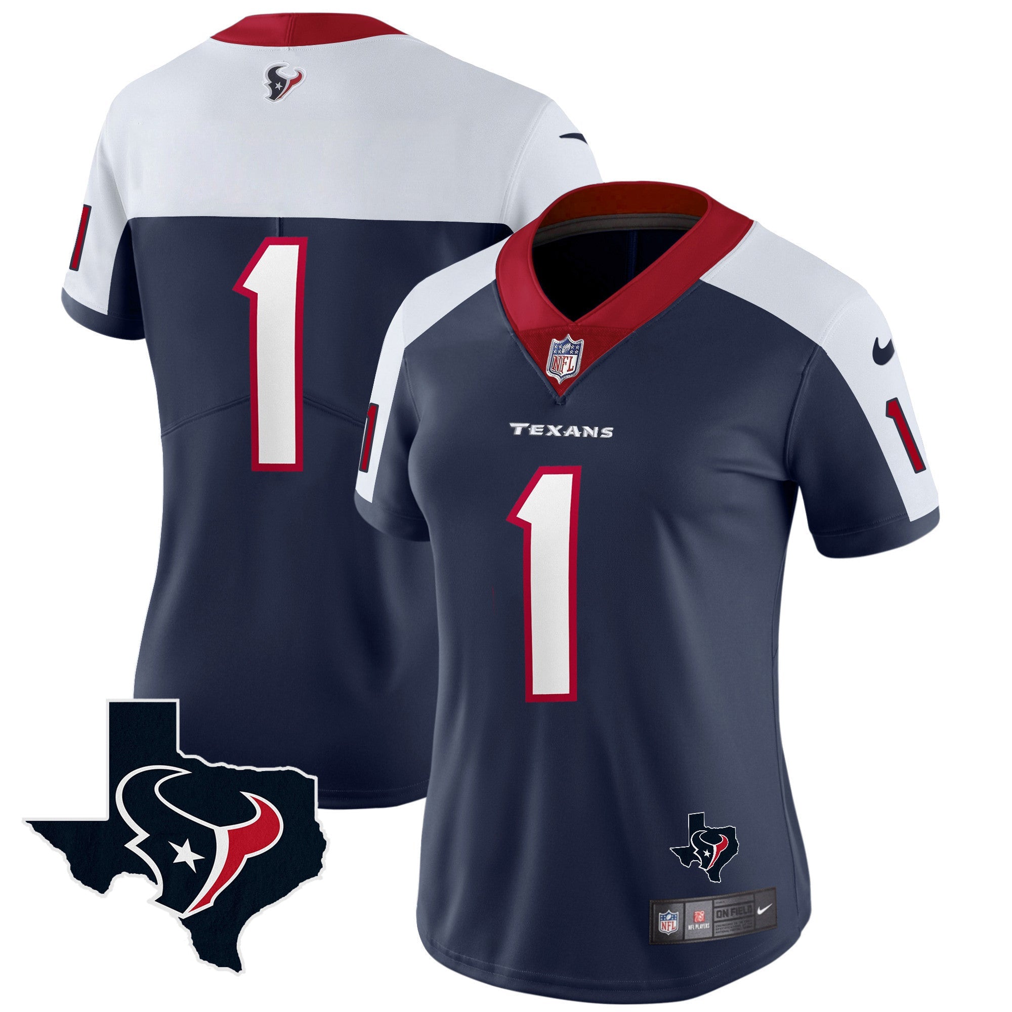 Women's Houston Texans Vapor Limited Jersey - All Stitched