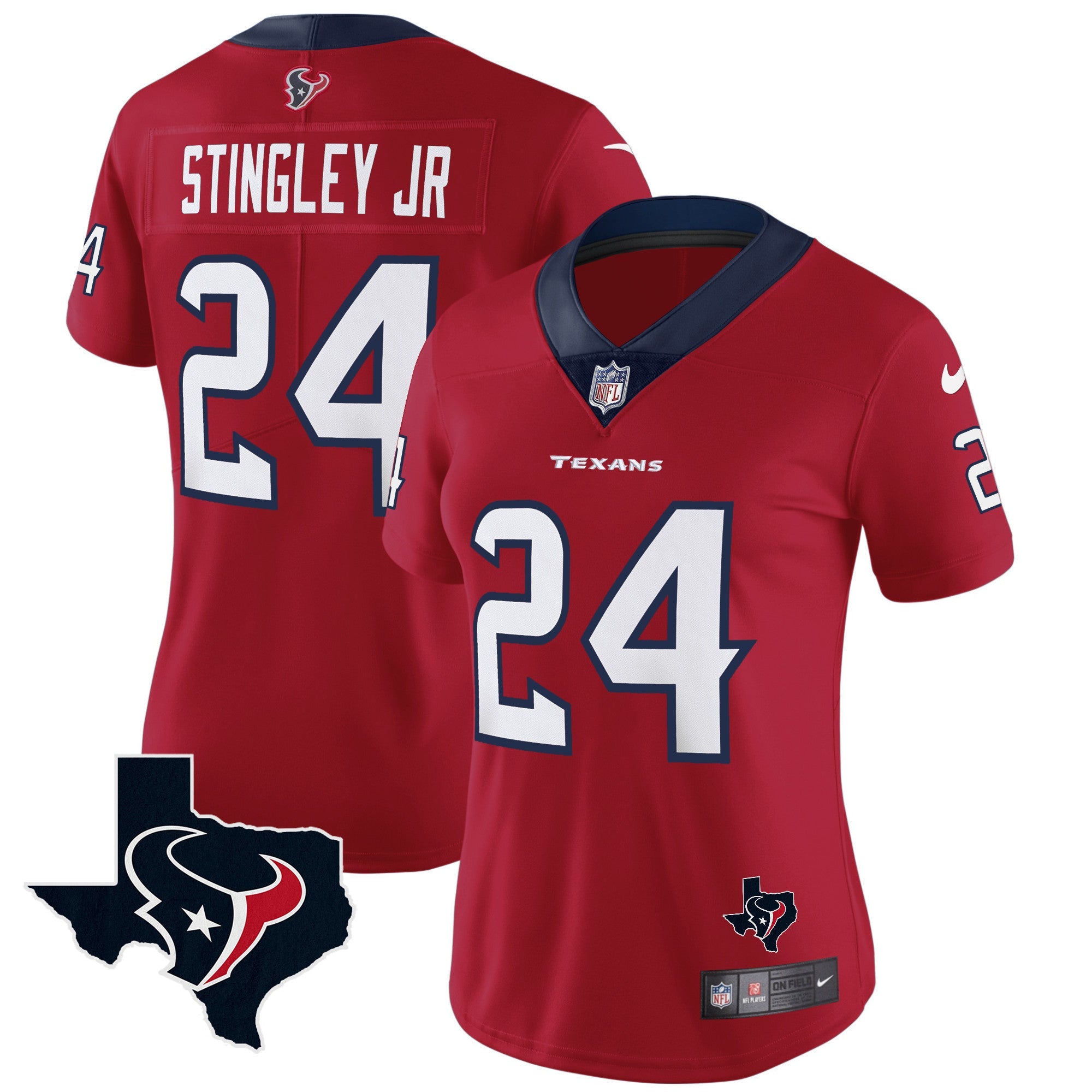 Women's Houston Texans Vapor Limited Jersey - All Stitched