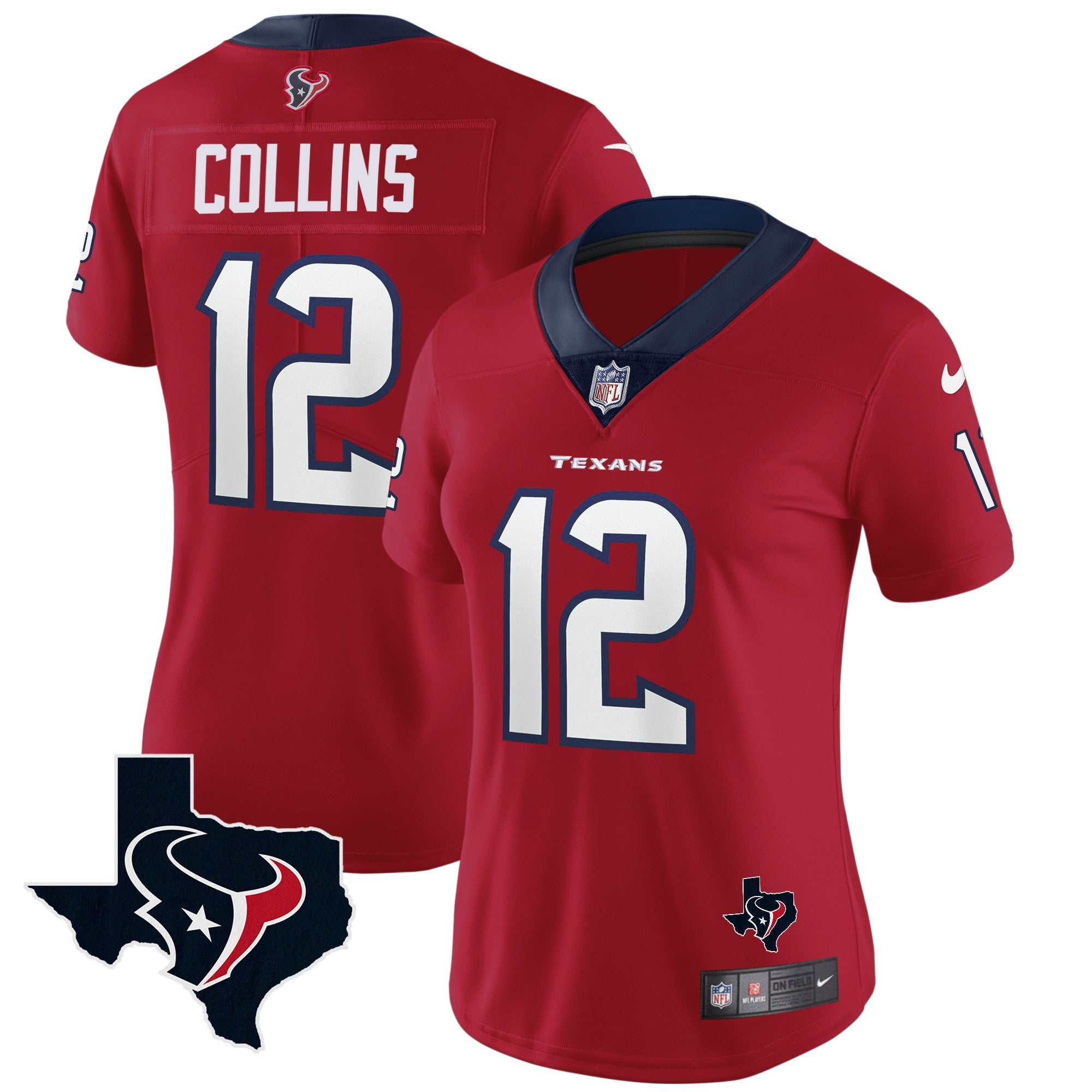 Women's Houston Texans Vapor Limited Jersey - All Stitched