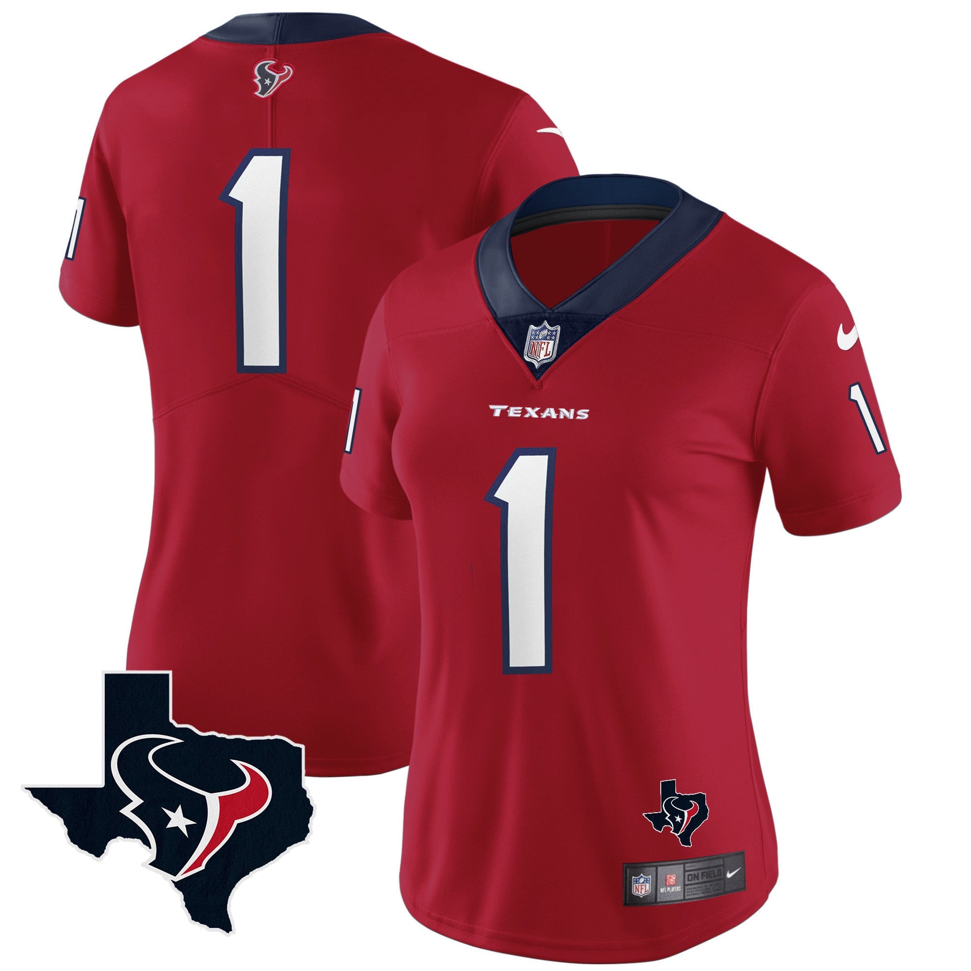 Women's Houston Texans Vapor Limited Jersey - All Stitched