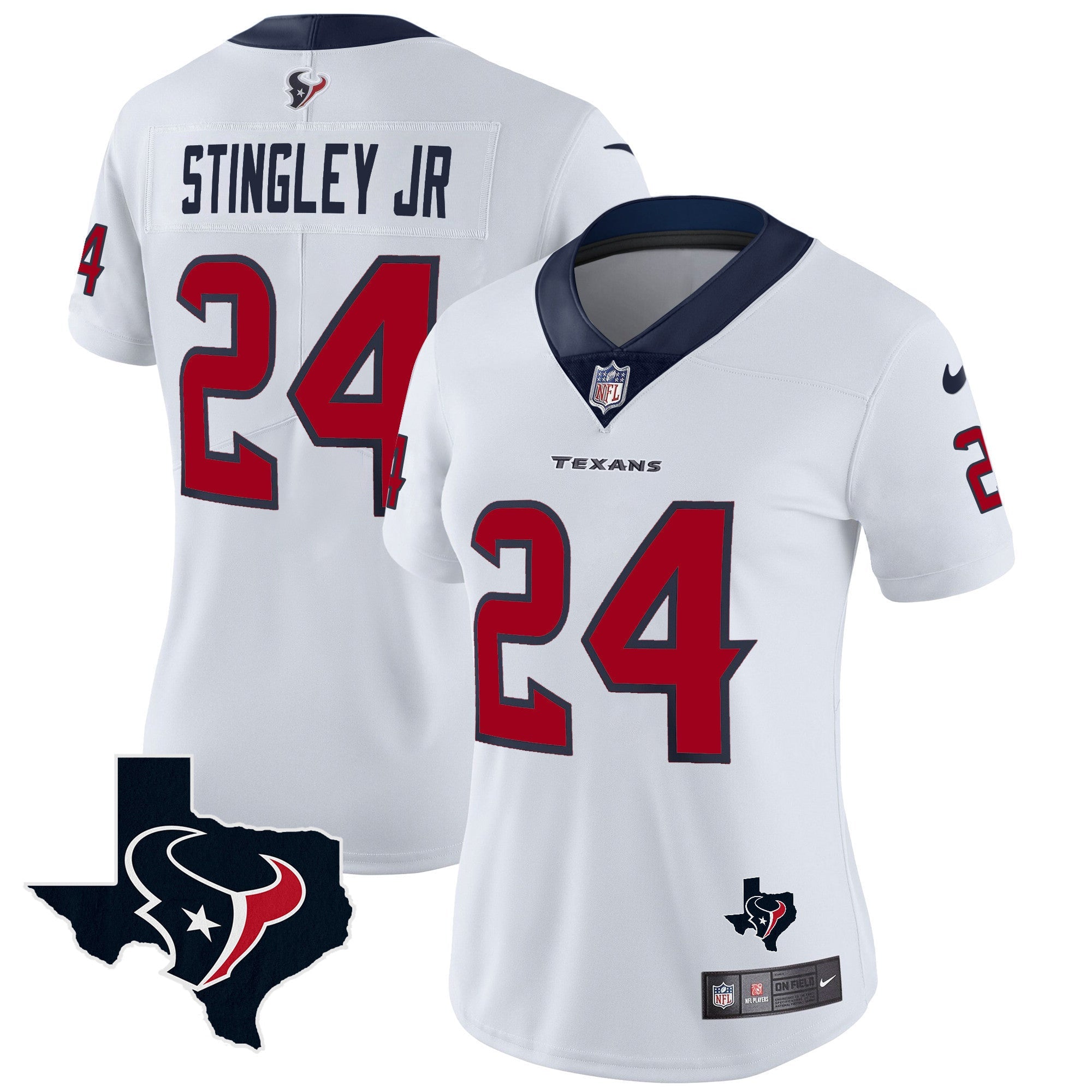 Women's Houston Texans Vapor Limited Jersey - All Stitched
