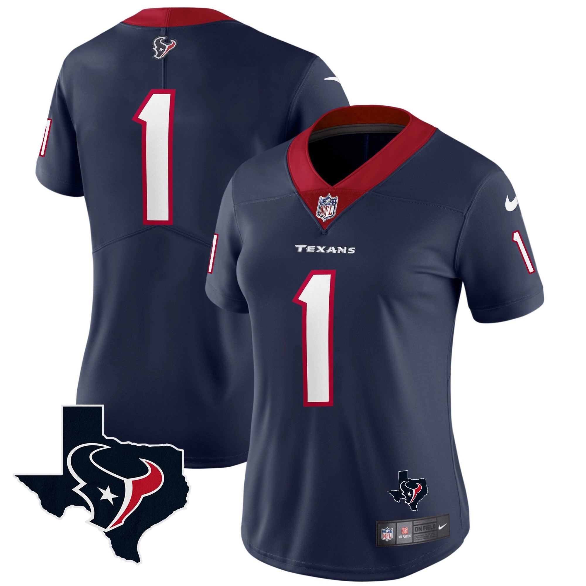 Women's Houston Texans Vapor Limited Jersey - All Stitched