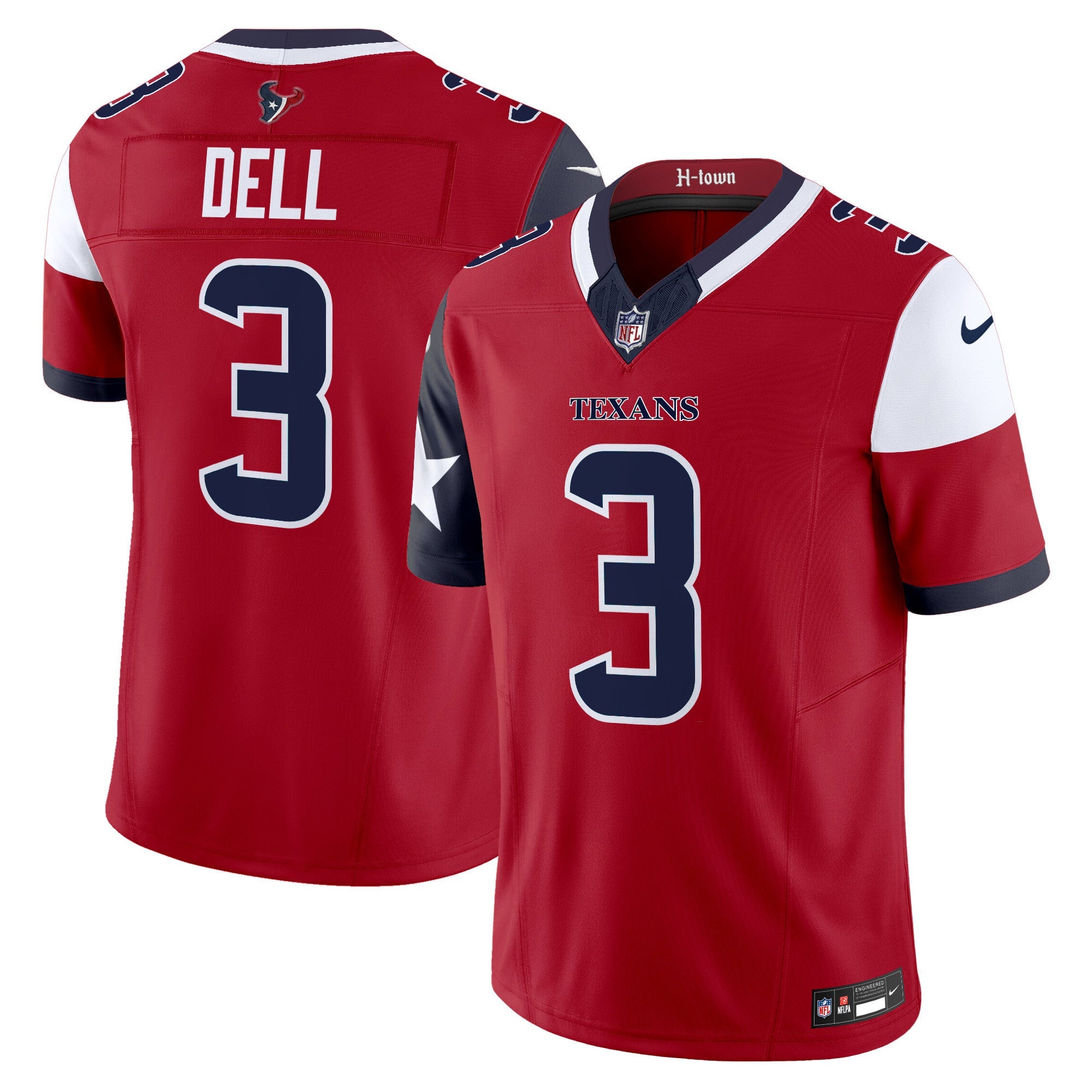 Men's Houston Texans 2024 Vapor Limited Jersey V5 - All Stitched