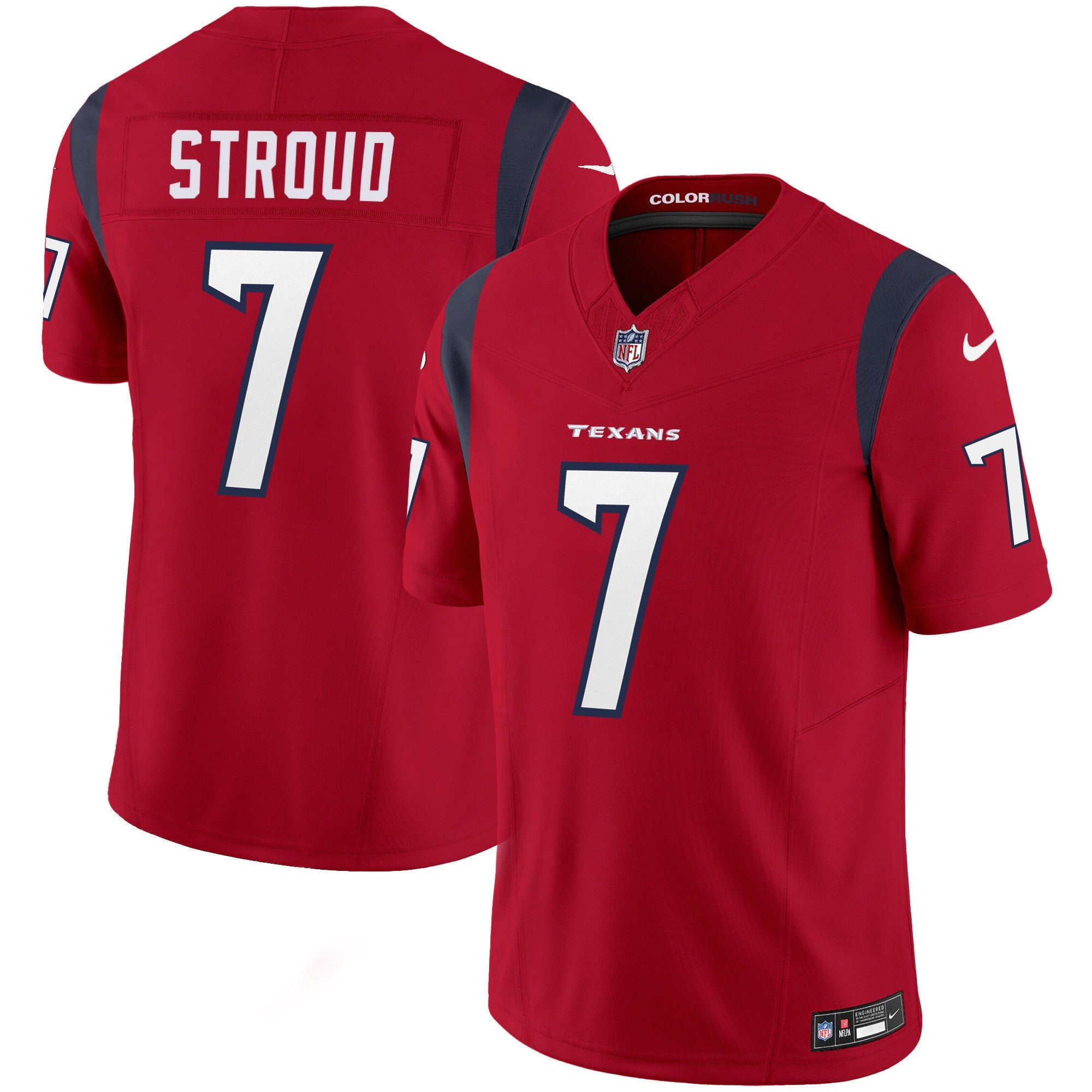 Men's Houston Texans Color Rush Legend Vapor Jersey - All Stitched