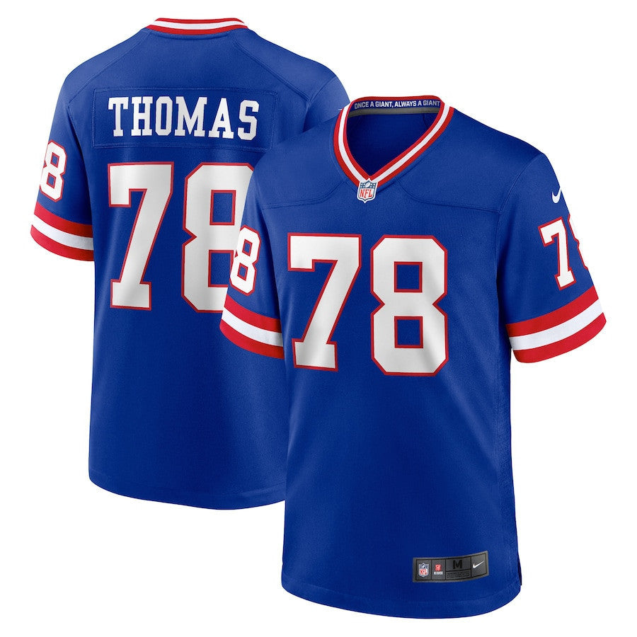 New York Giants Nike Classic Player Throwback Jersey - All Stitched