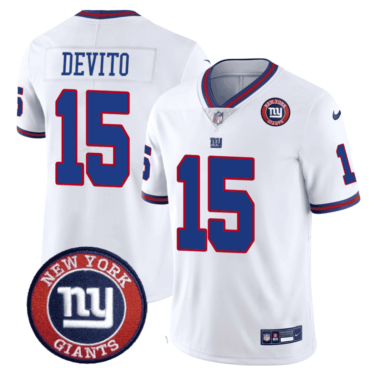 Men's Giants Logo Patch Limited Jersey - All Stitched