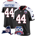 Women's New York Giants 100th Season & State Patch Vapor Limited Jersey - All Stitched