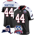 Men's New York Giants 100th Season & State Patch Vapor Limited Jersey - All Stitched