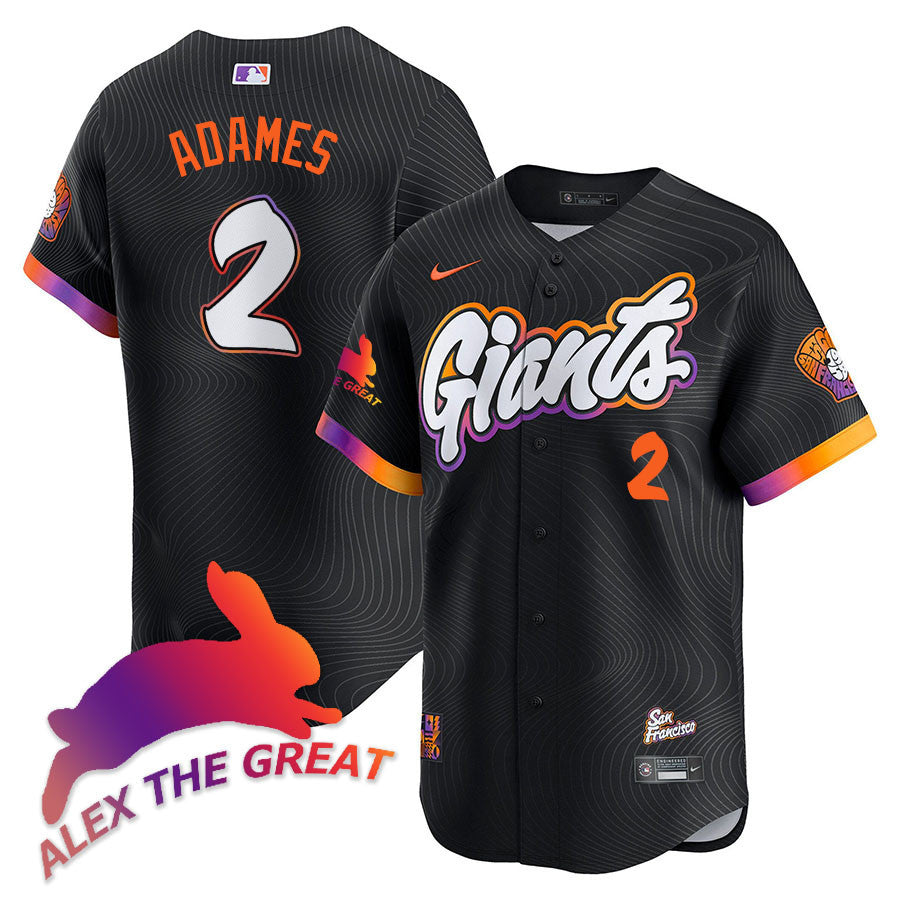 Women's San Francisco Giants "Alex the Great" Rabbit Memories 2025 Jersey - All Stitched