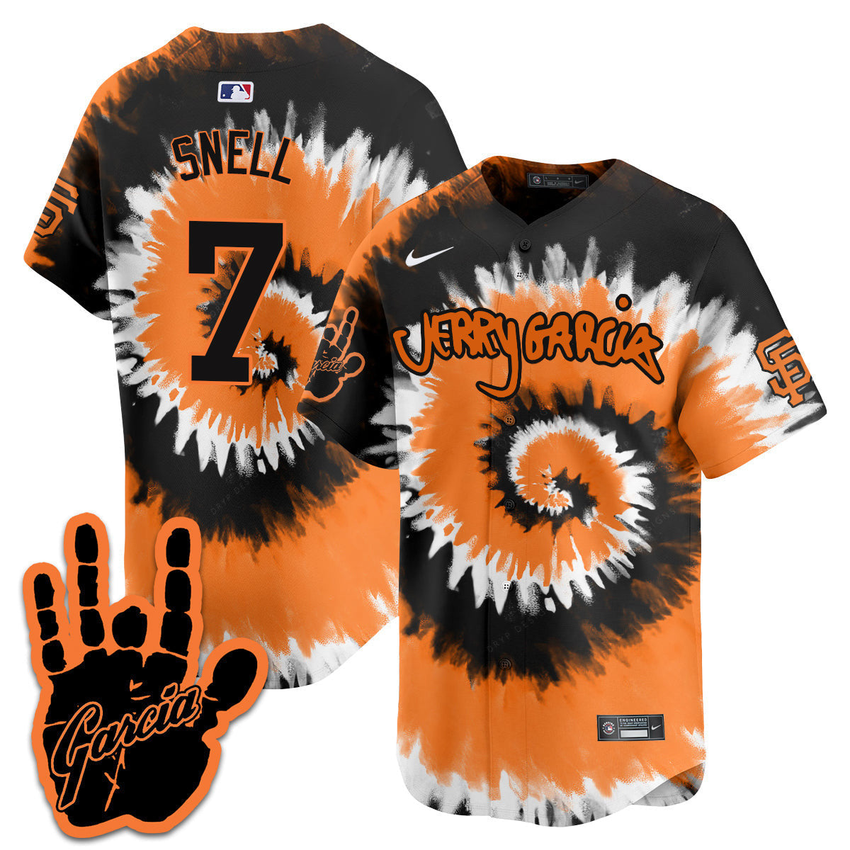Men's Giants Jerry Garcia 2024 Limited Jersey V2