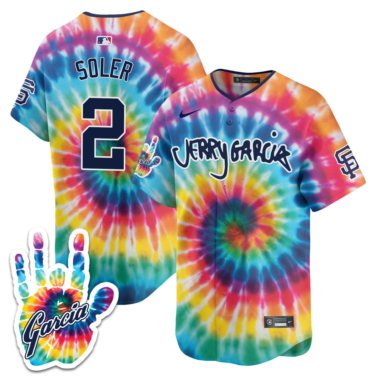 Men's Giants Jerry Garcia 2024 Limited Jersey V2
