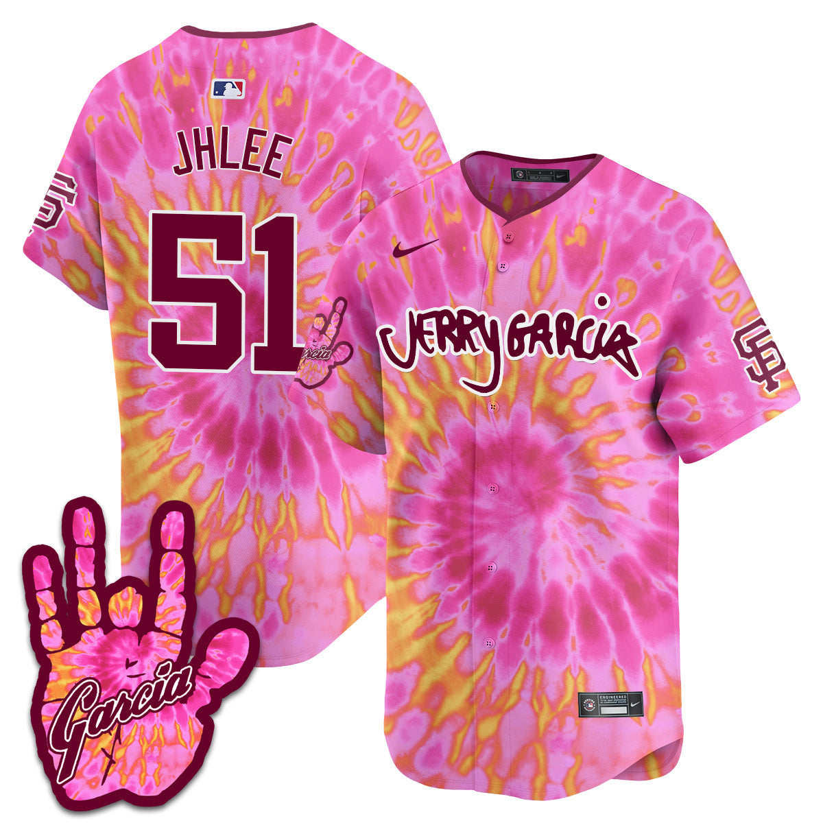 Men's Giants Jerry Garcia 2024 Limited Jersey V2