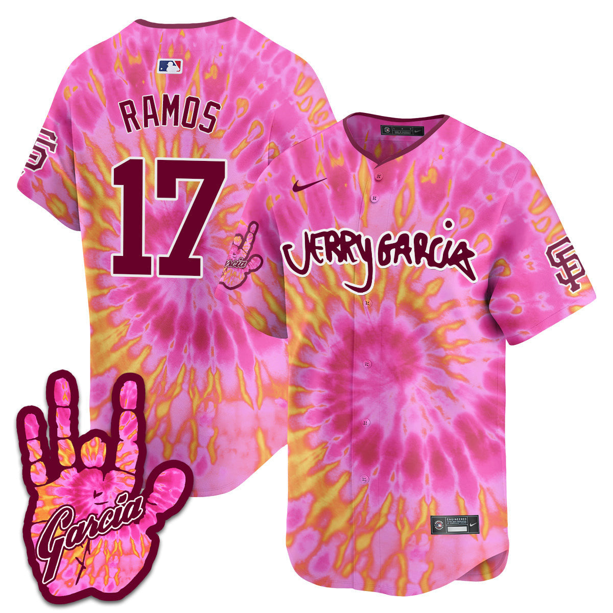 Men's Giants Jerry Garcia 2024 Limited Jersey V2