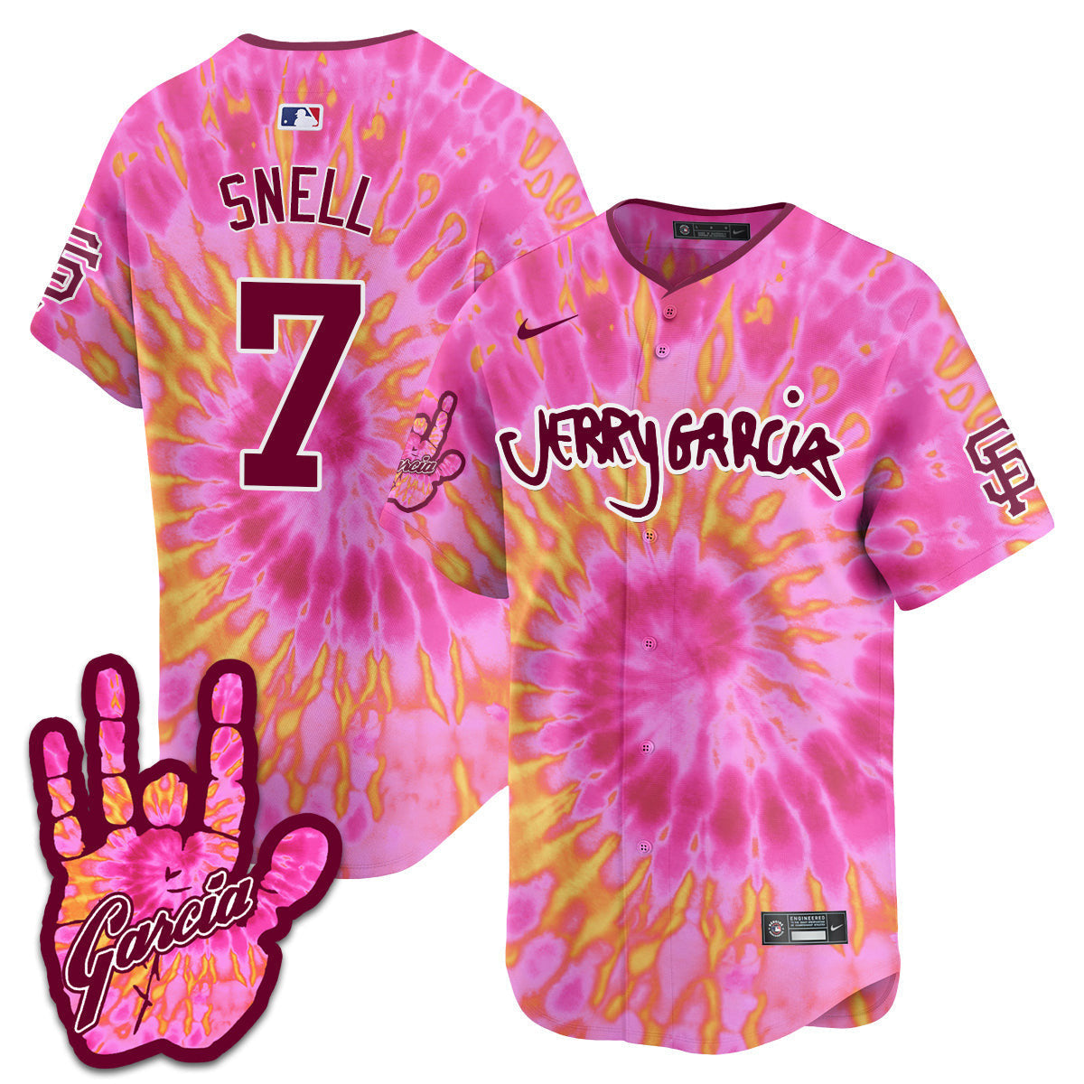 Men's Giants Jerry Garcia 2024 Limited Jersey V2