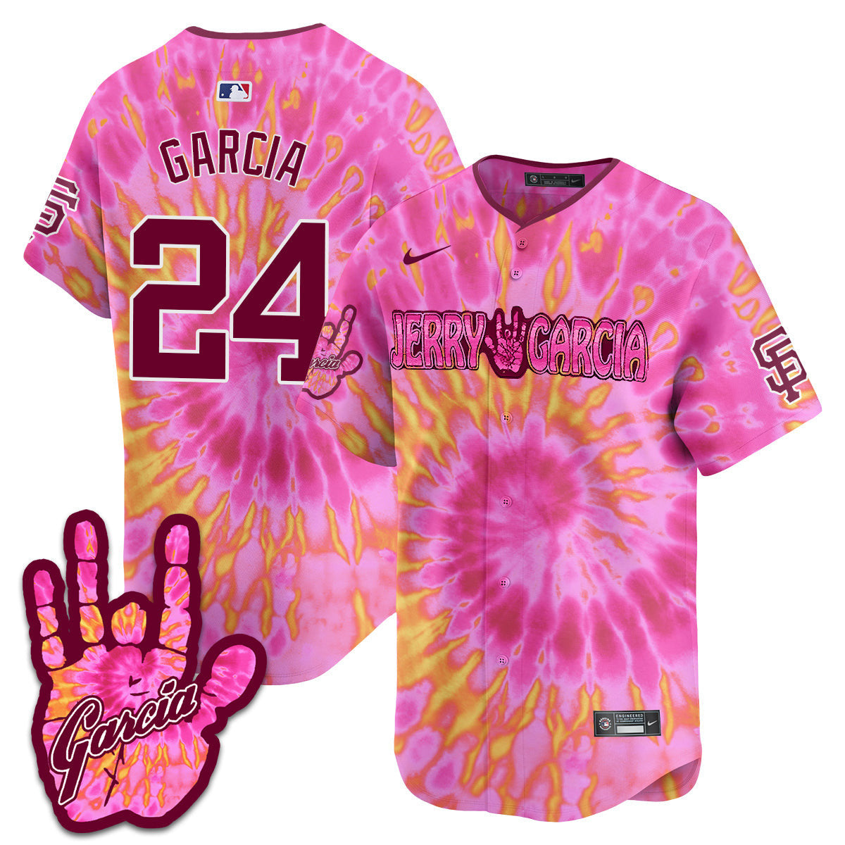 Men's Giants Jerry Garcia 2024 Limited Jersey V1