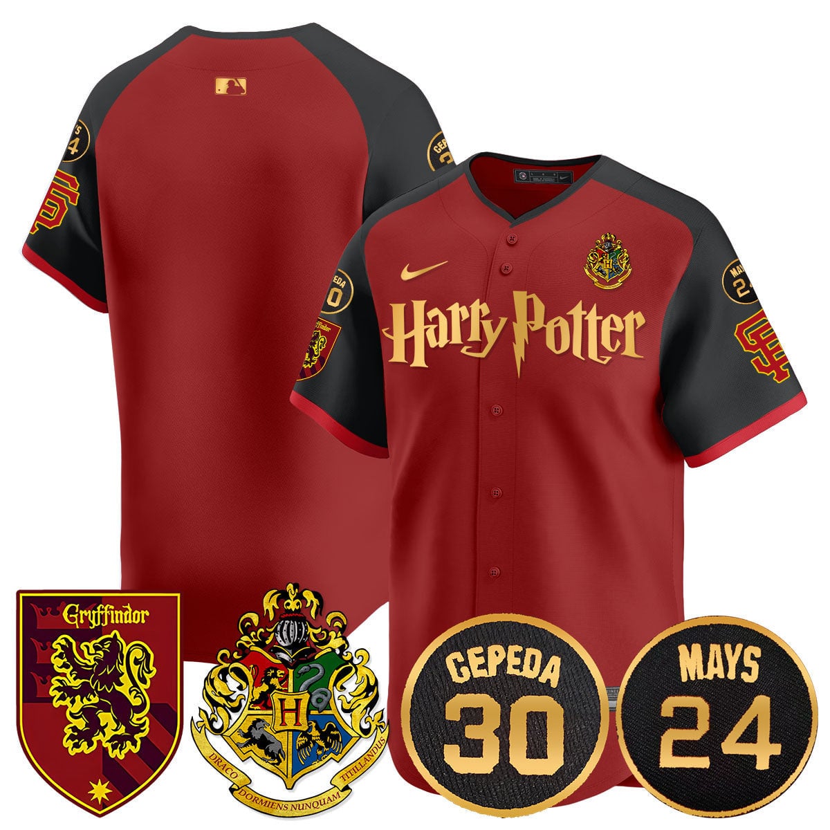 Men's Giants Harry Potter 2024 Limited Jersey - All Stitched
