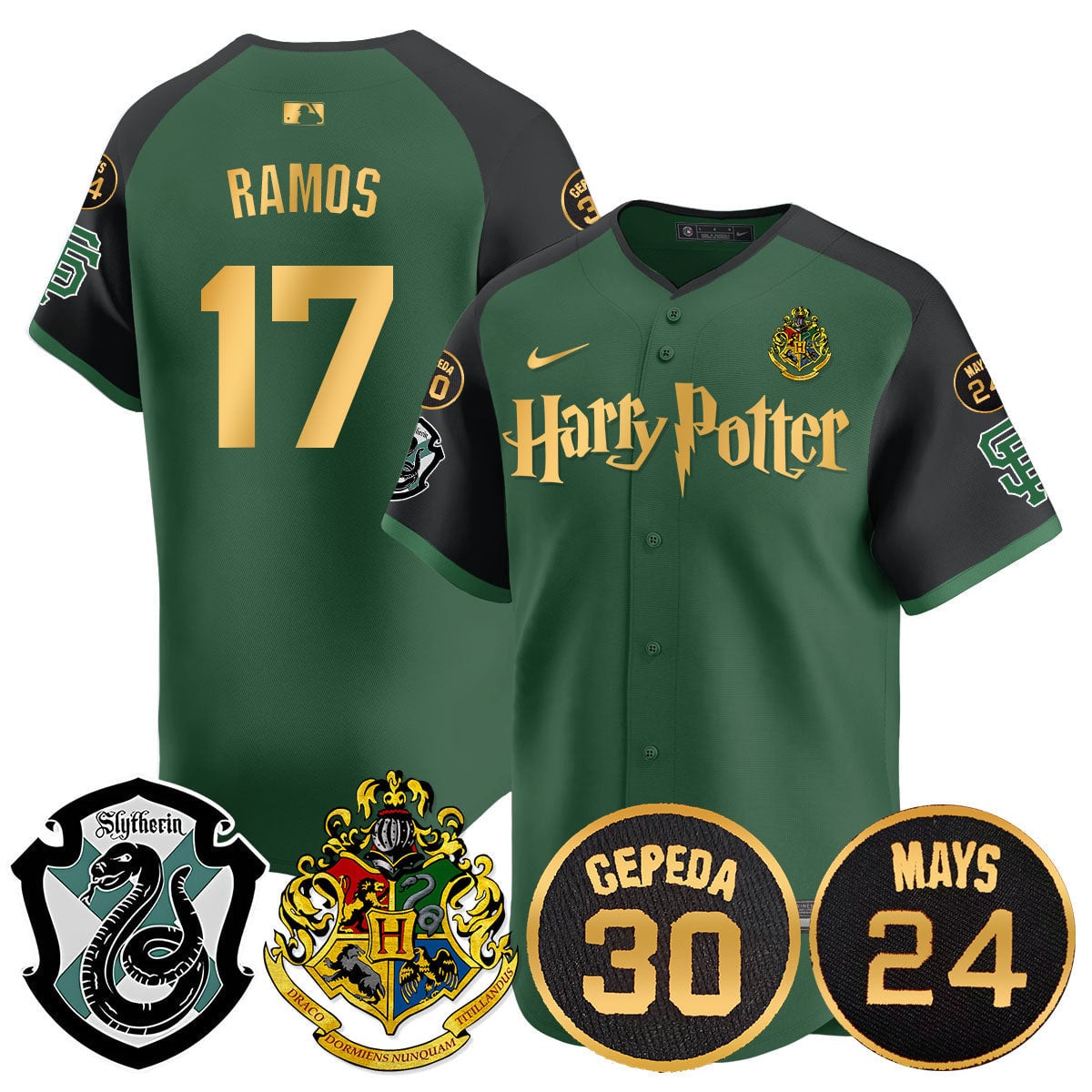 Men's Giants Harry Potter 2024 Limited Jersey - All Stitched