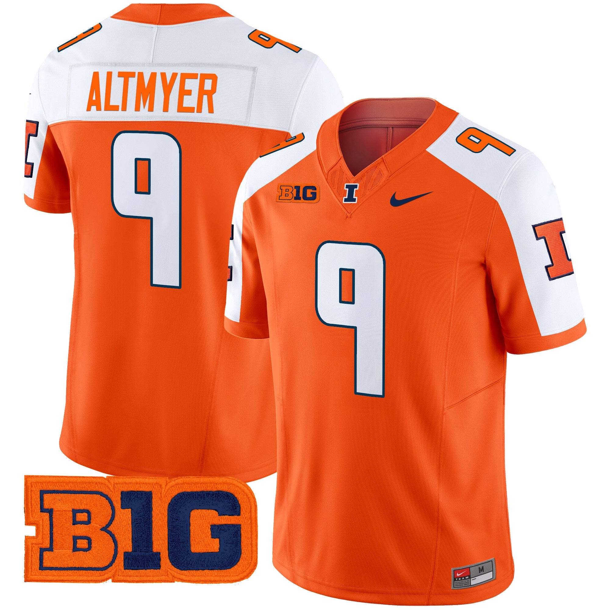 Men's Illinois Fighting Illini 2025 Vapor Limited Jersey - All Stitched