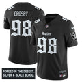 Men's Las Vegas Raiders 'Gothic Silver State Edition' Vapor Limited Jersey - All Stitched